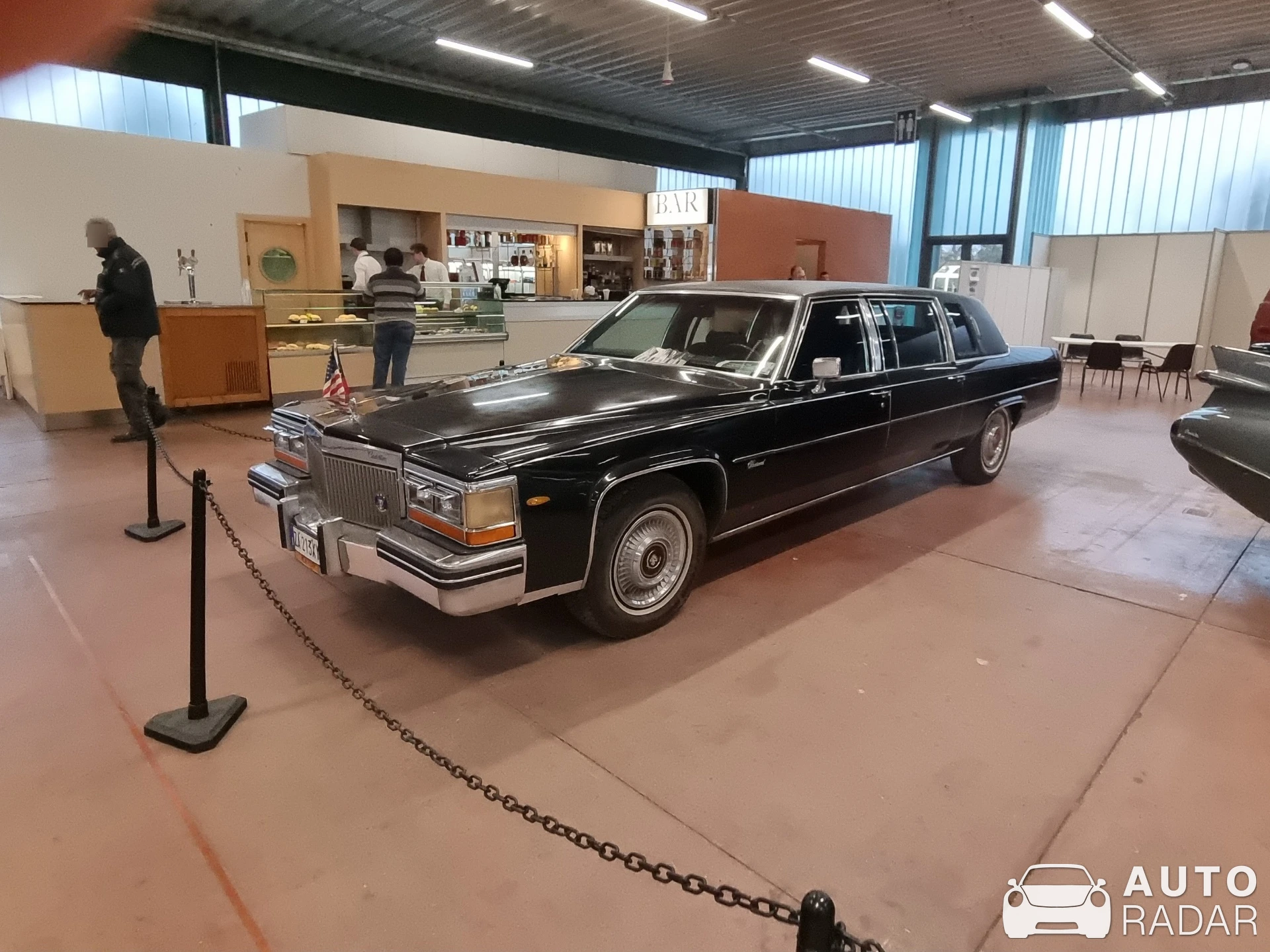 Cadillac Fleetwood Brougham spotted in Segrate