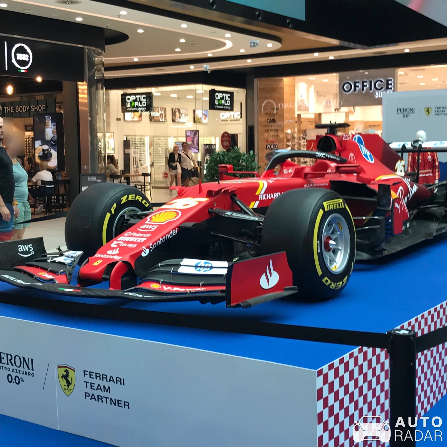Ferrari SF21 spotted in Budapest