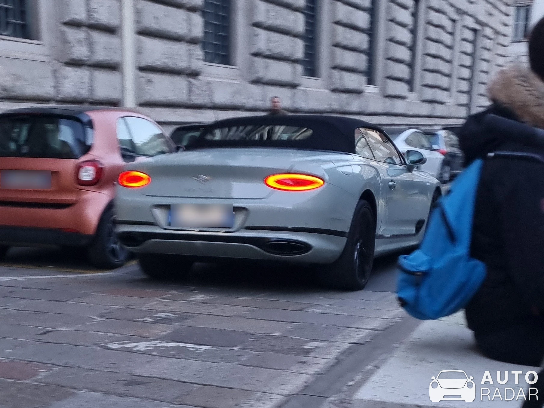 Bentley Continental GTC spotted in Milano, Italy