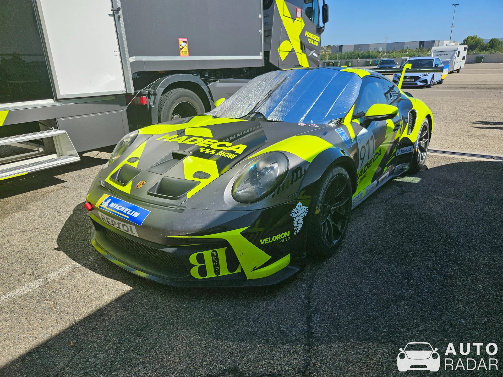 Porsche 992 GT3 Cup spotted in Cheste, Spain