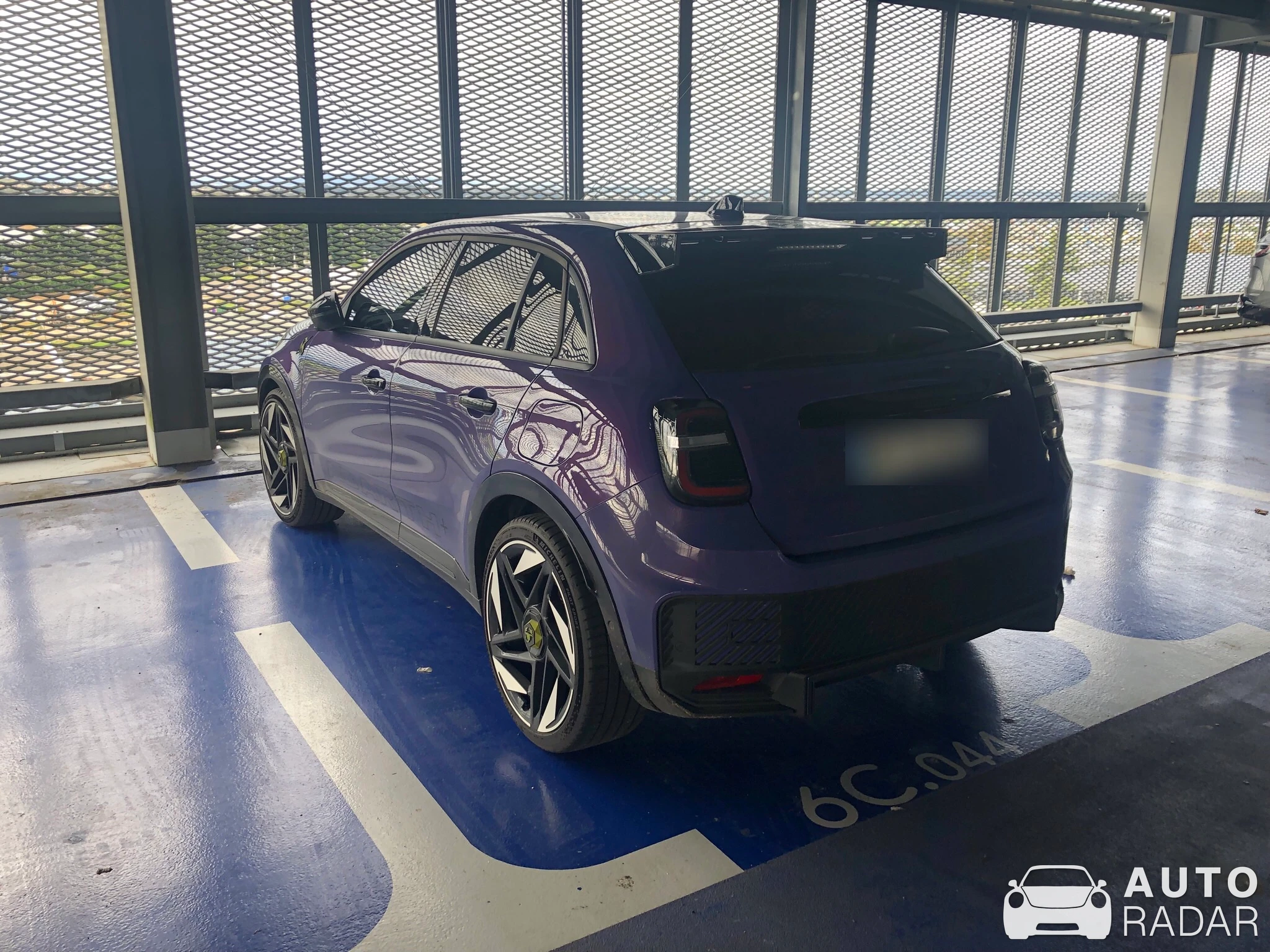 Abarth 600e spotted in Grenoble