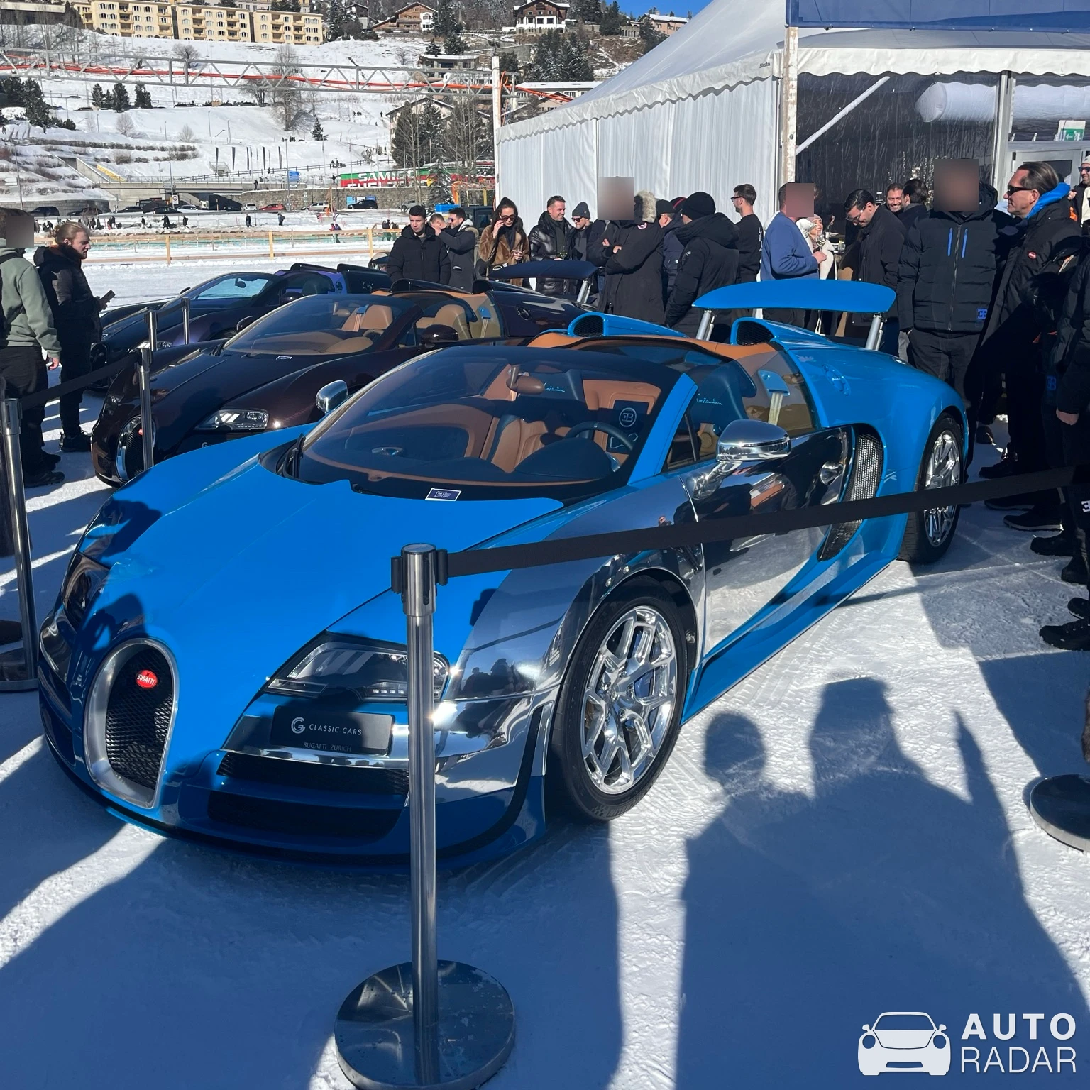 Bugatti Veyron 16.4 Grand Sport Vitesse Meo Costantini spotted in Sankt Moritz, Svizzera