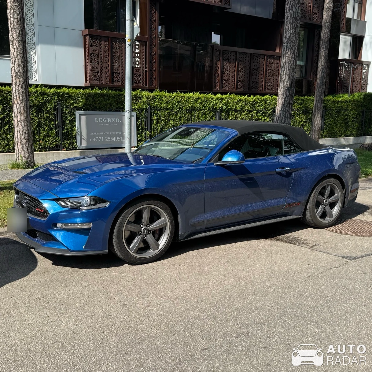 Ford Mustang GT California Special Convertible 2018 spotted in Jūrmala