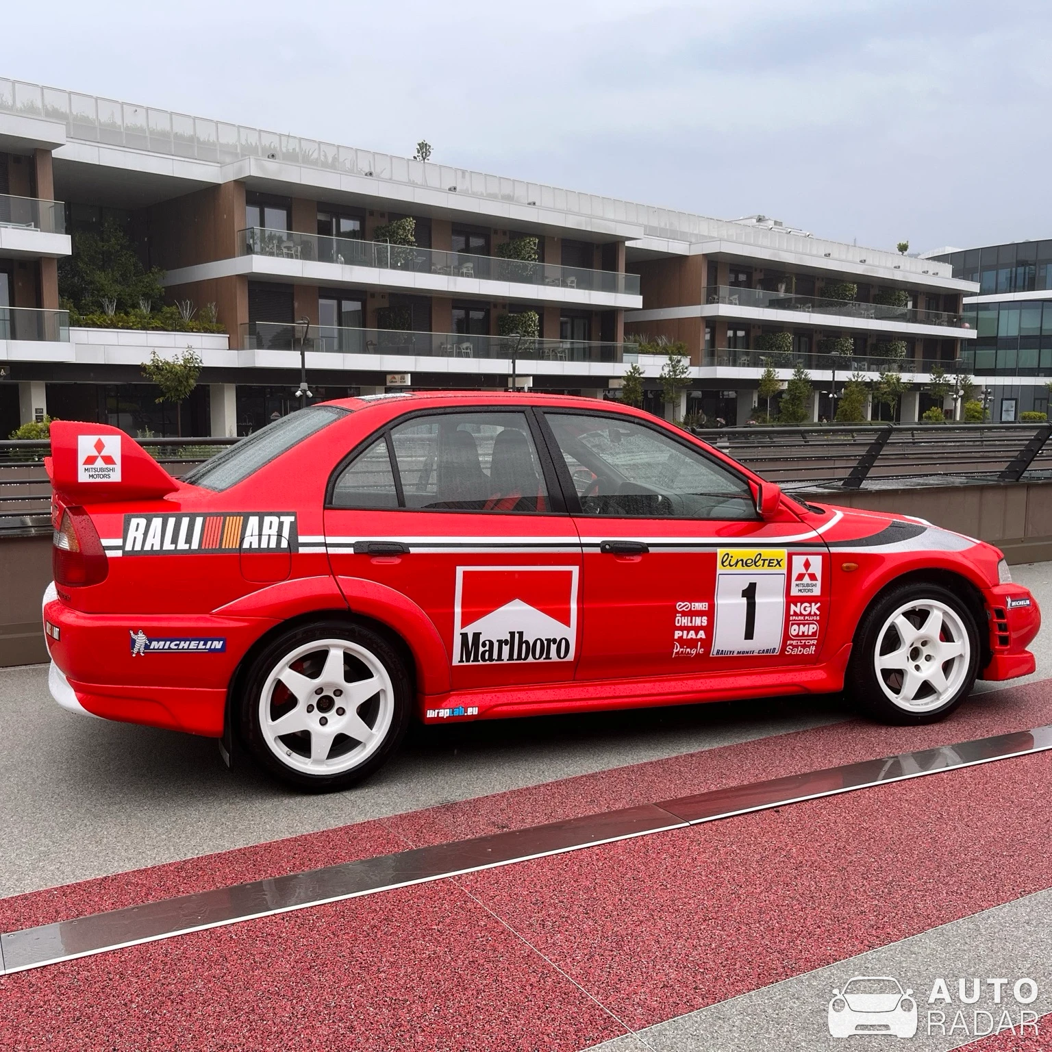 Mitsubishi Lancer Evolution VI Tommi Makinen Edition spotted in Bergamo