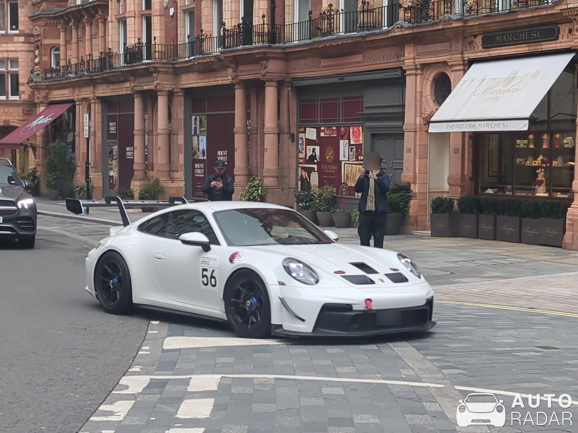 Porsche 992 GT3 Cup Phoenix Racing spotted in London