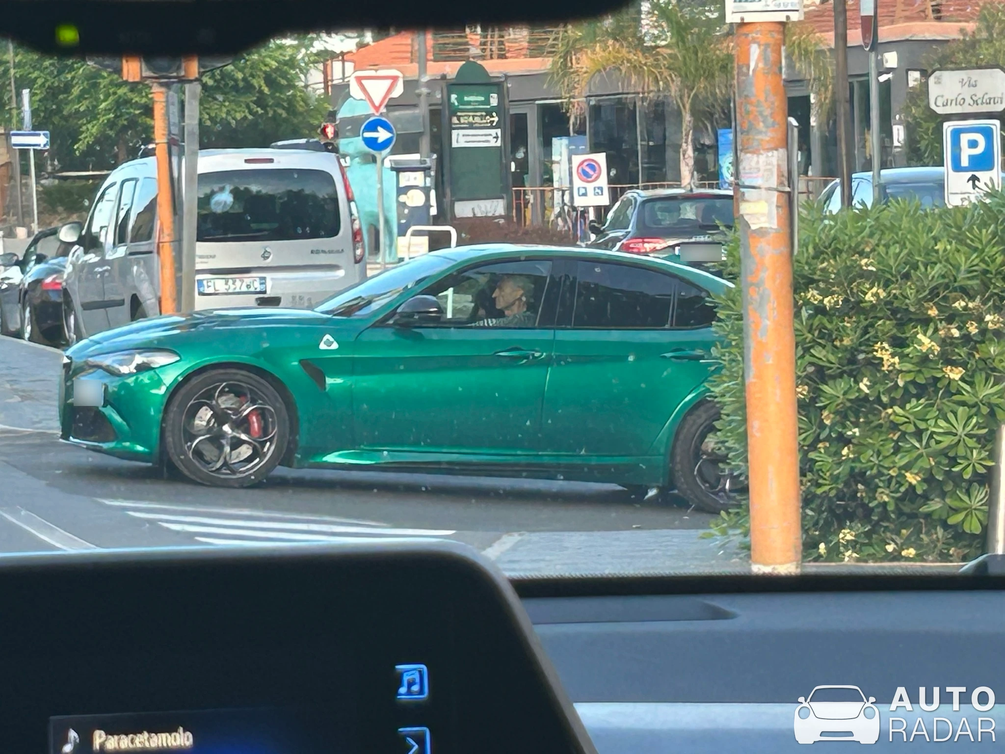Alfa Romeo Giulia Quadrifoglio spotted in San Bartolomeo al Mare