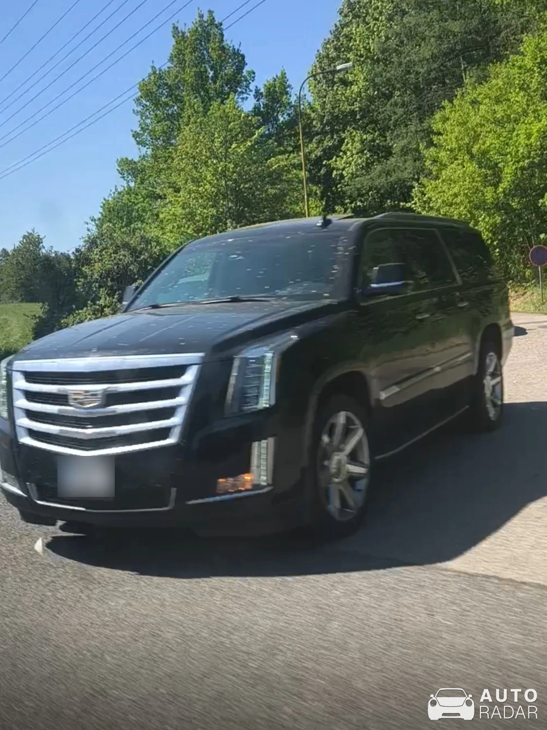 Cadillac Escalade ESV spotted in Benešov