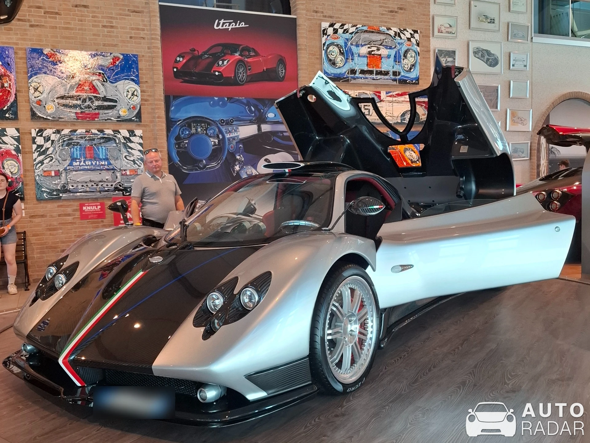 Pagani Zonda La Nonna spotted in Modena