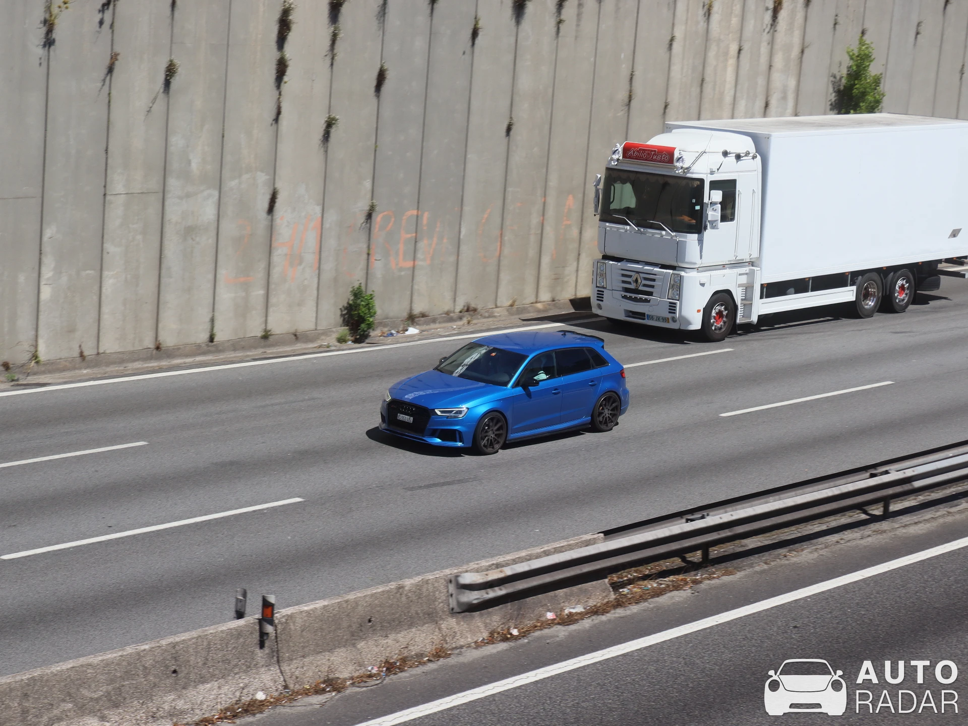 Audi RS3 Sportback 8V 2018 spotted in Porto