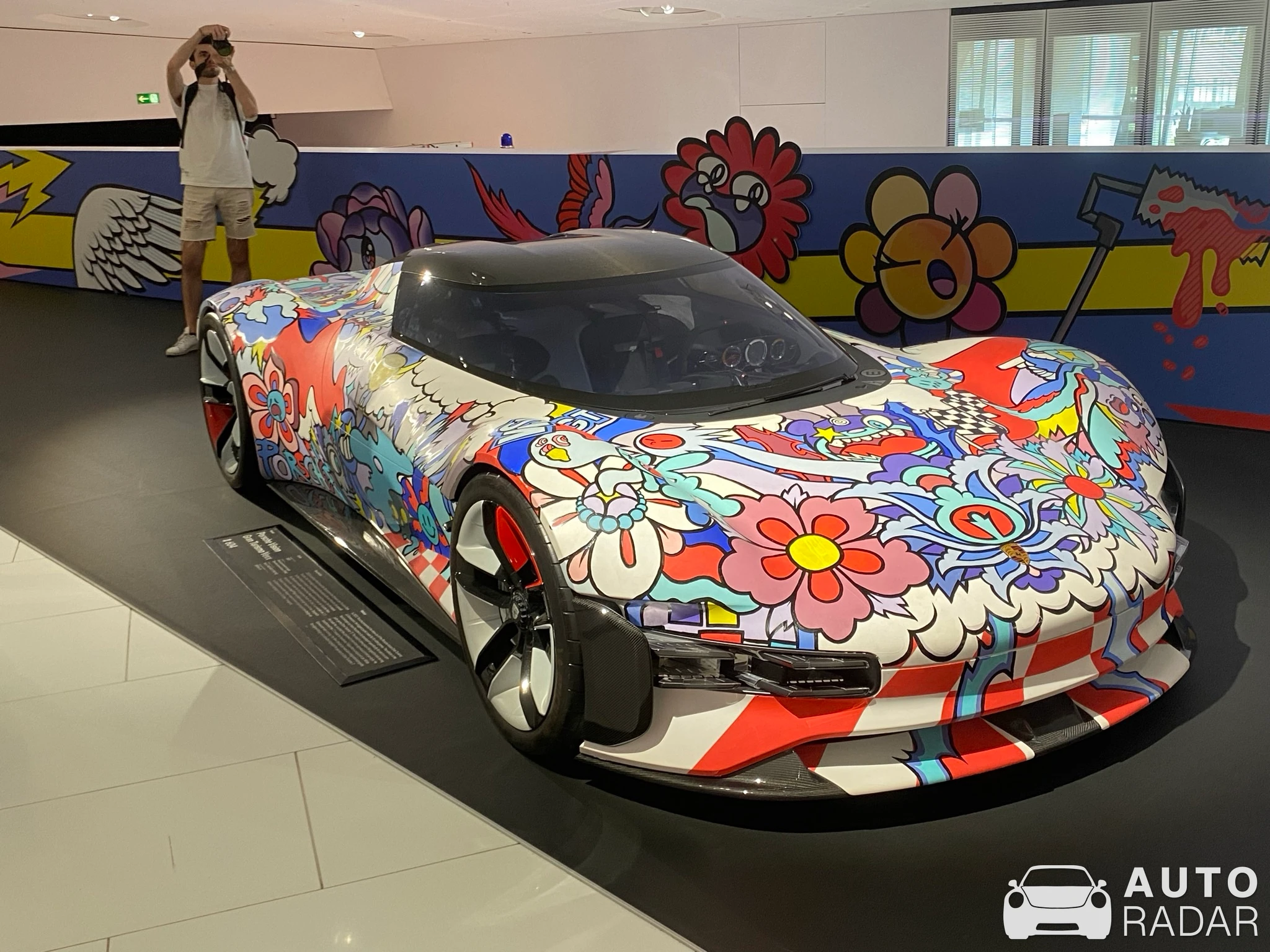 Porsche Vision spotted in Stuttgart