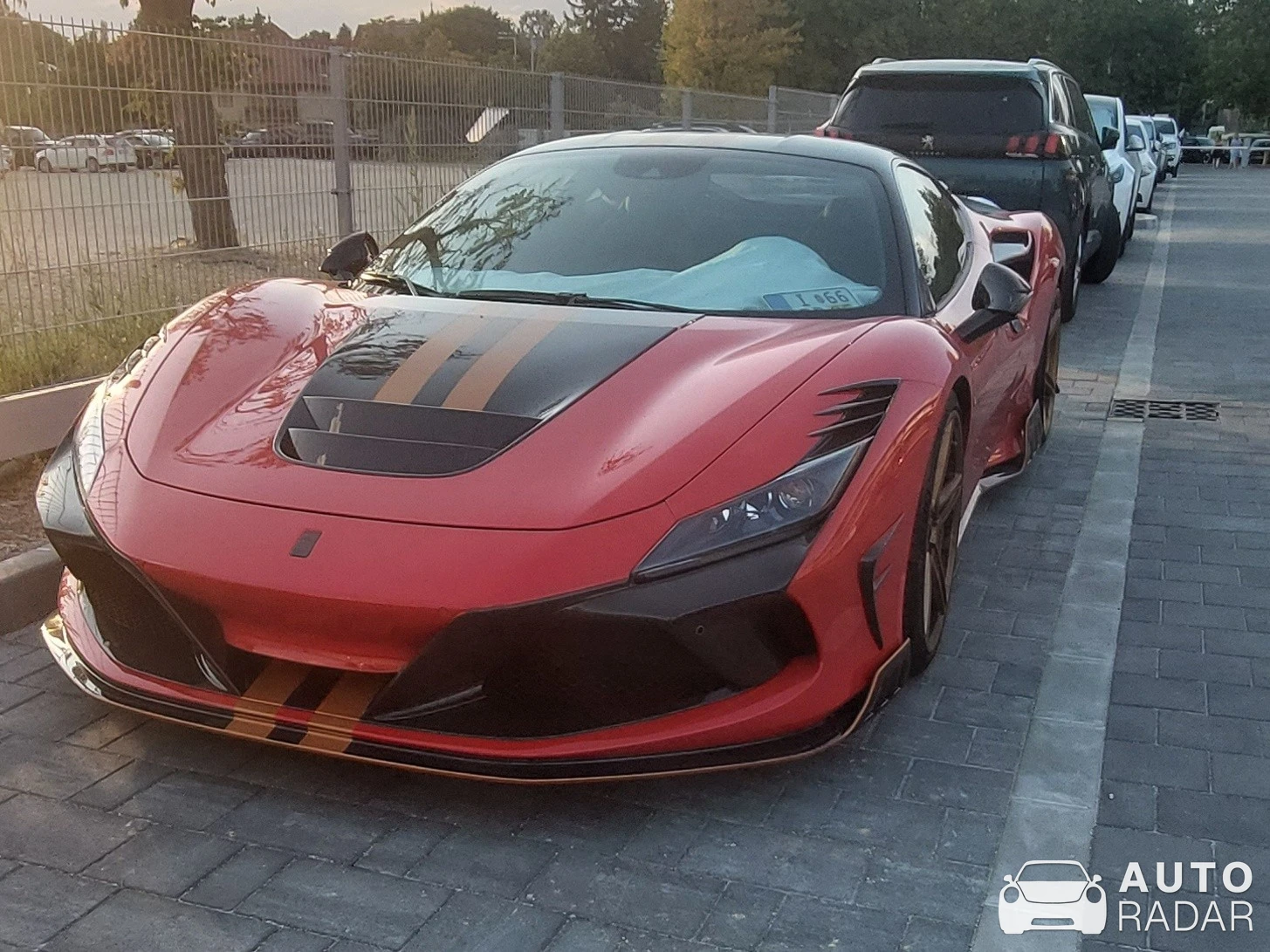 Ferrari Keyvany F8 835 SuperTributo spotted in Balatonfüred
