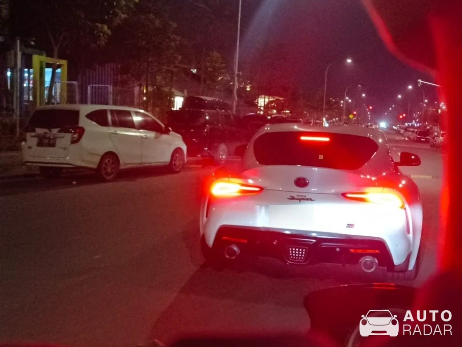 Toyota GR Supra A90 spotted in Bandung Barat, Indonesia