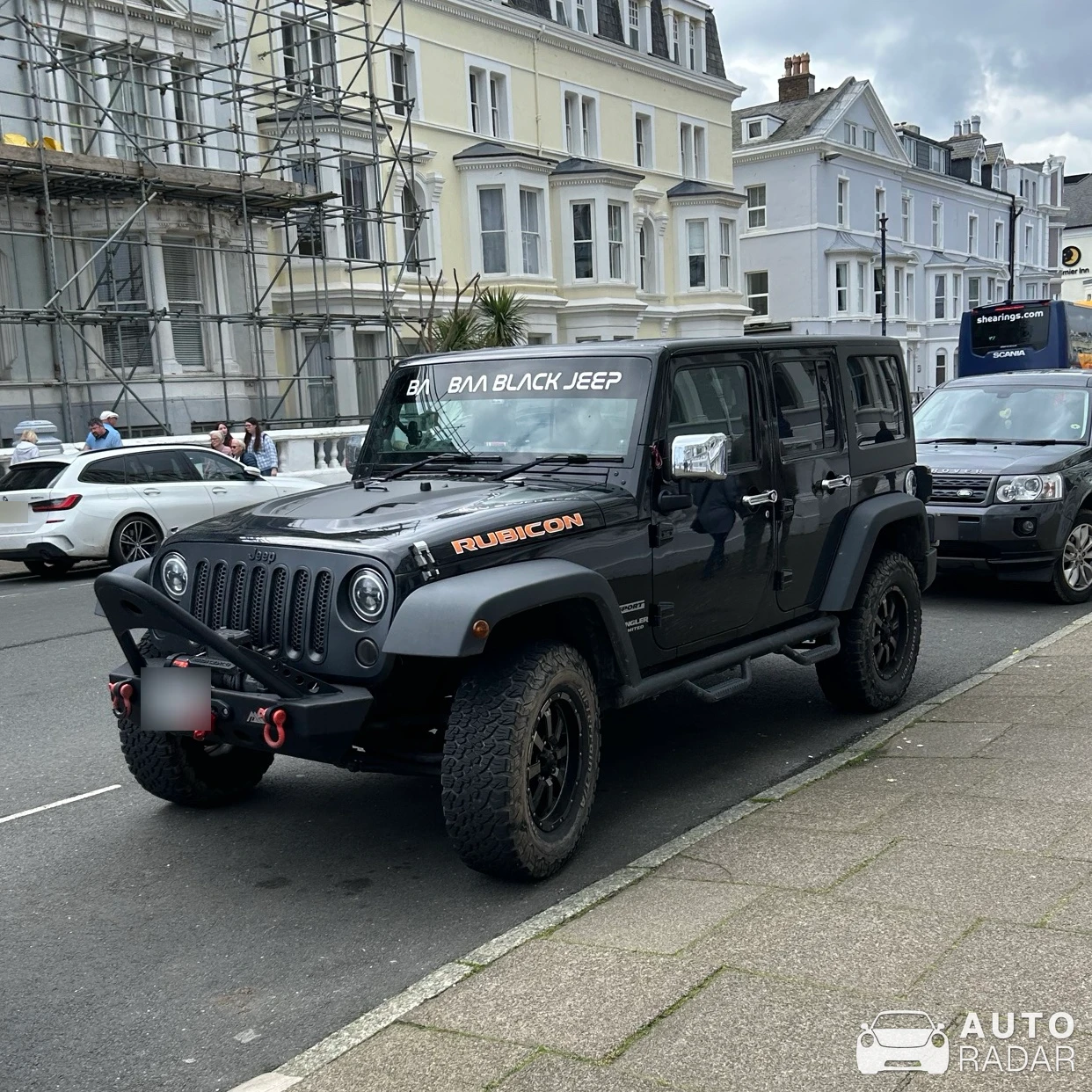 Jeep Wrangler Unlimited Sport spotted in Llandudno