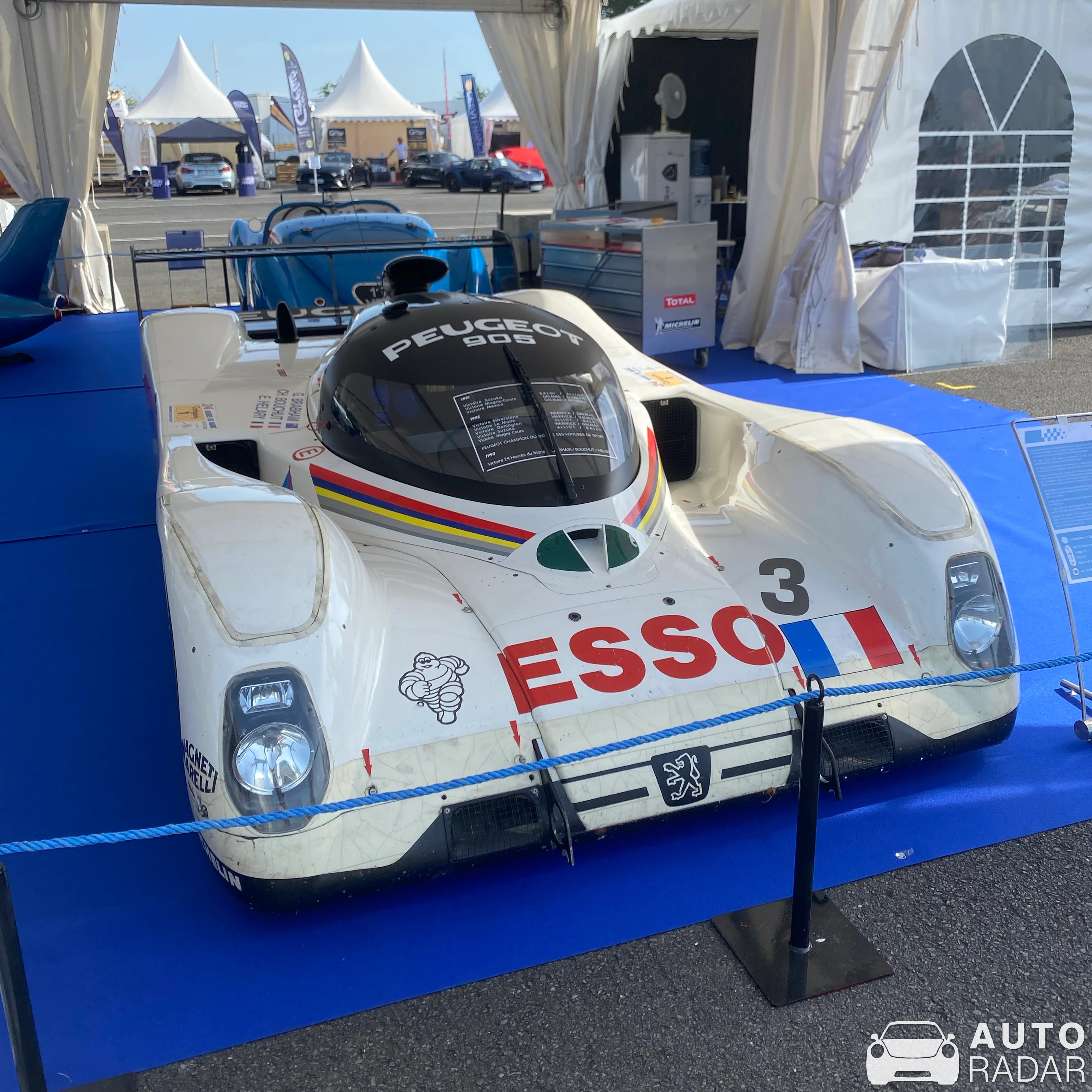 Peugeot 905 spotted in Le Vigeant
