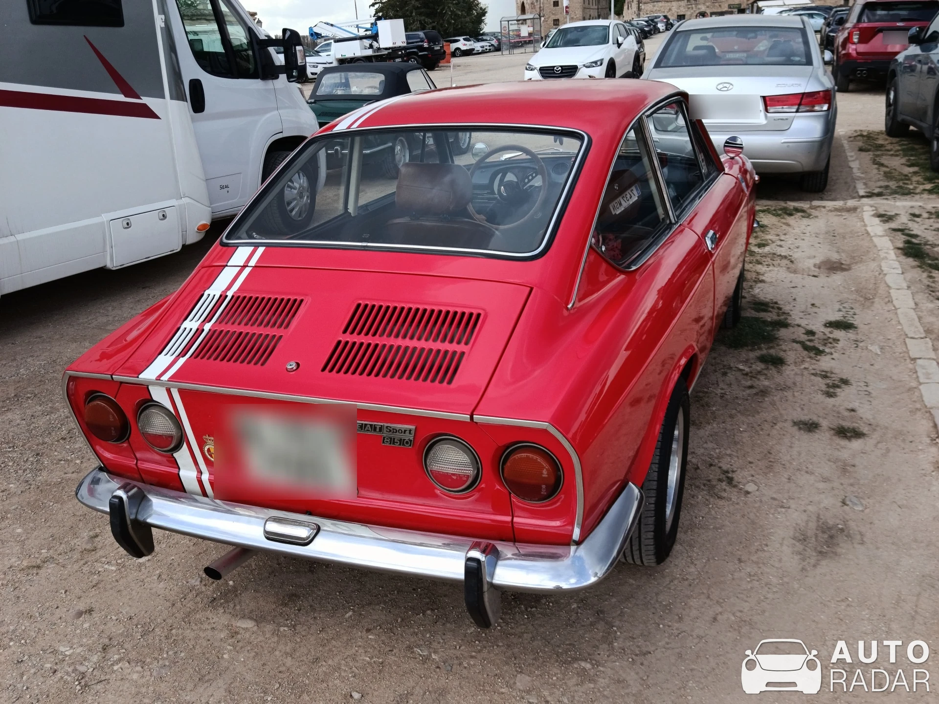 SEAT 850 Sport Coupé spotted in Medinaceli