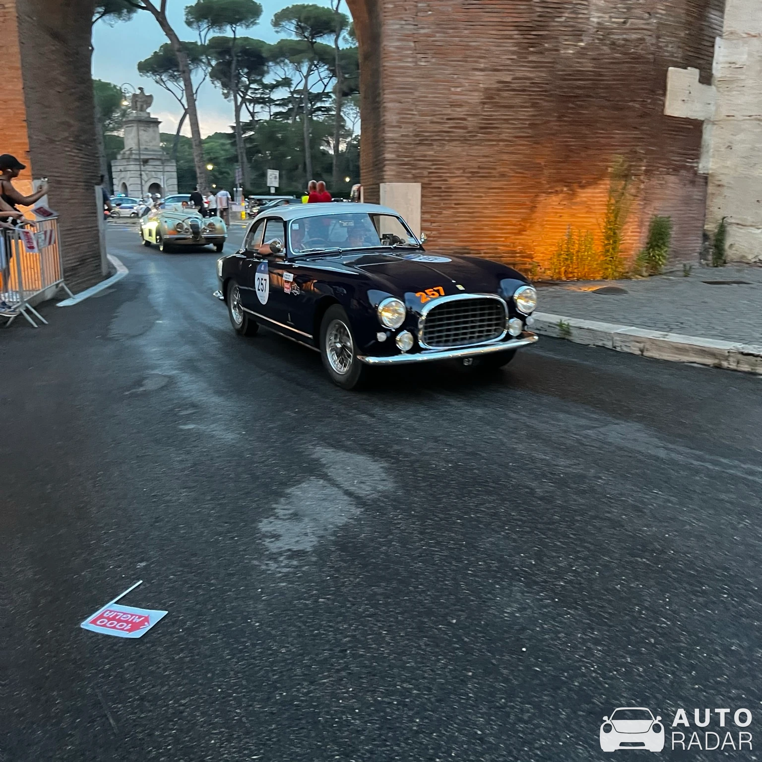 Ferrari 212 Inter Pininfarina Coupé spotted in Roma
