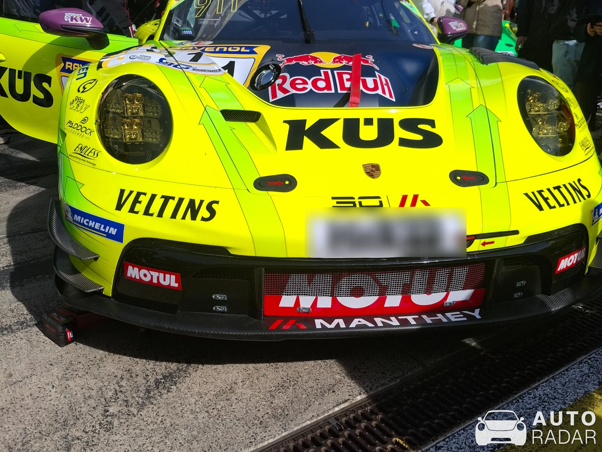 Porsche 991 GT3 R spotted in Müllenbach