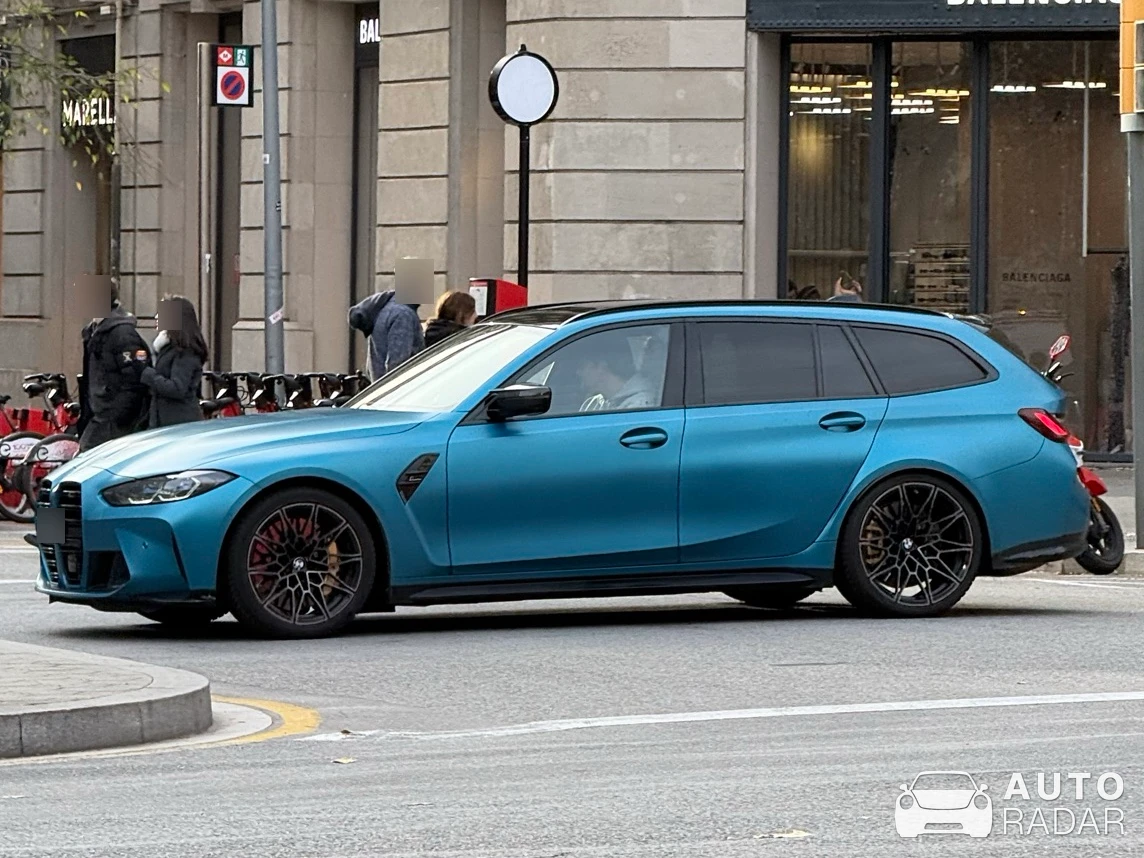 BMW M3 G81 Touring Competition spotted in Barcelona, Spain
