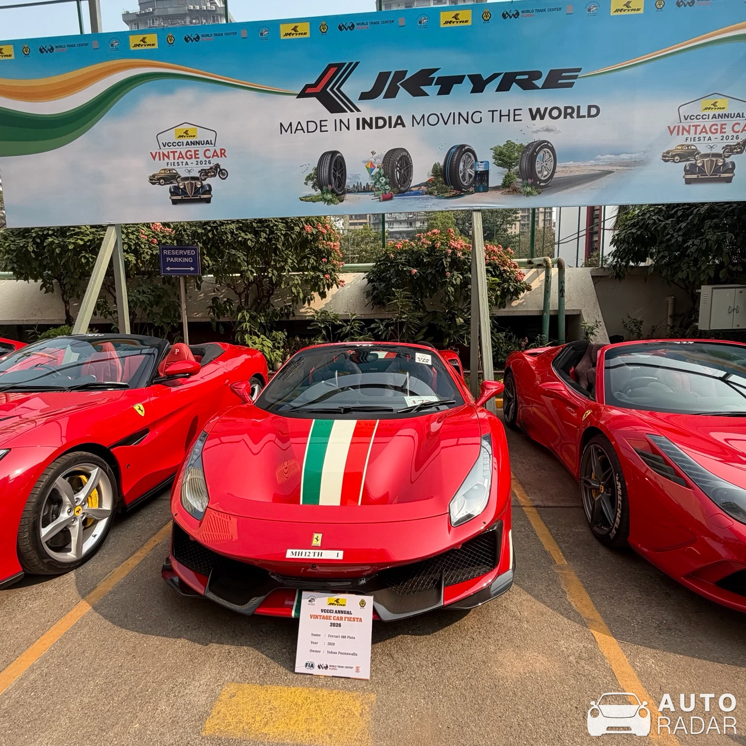 Ferrari 488 Pista Spider spotted in Mumbai, India