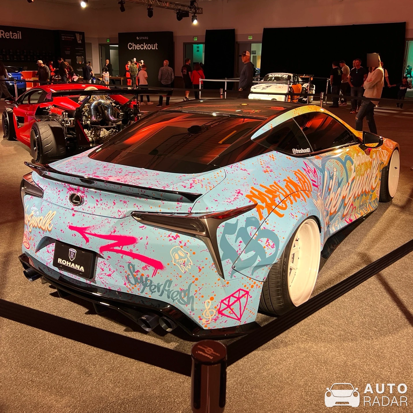 Lexus LC 500 Liberty Walk Widebody spotted in Los Angeles