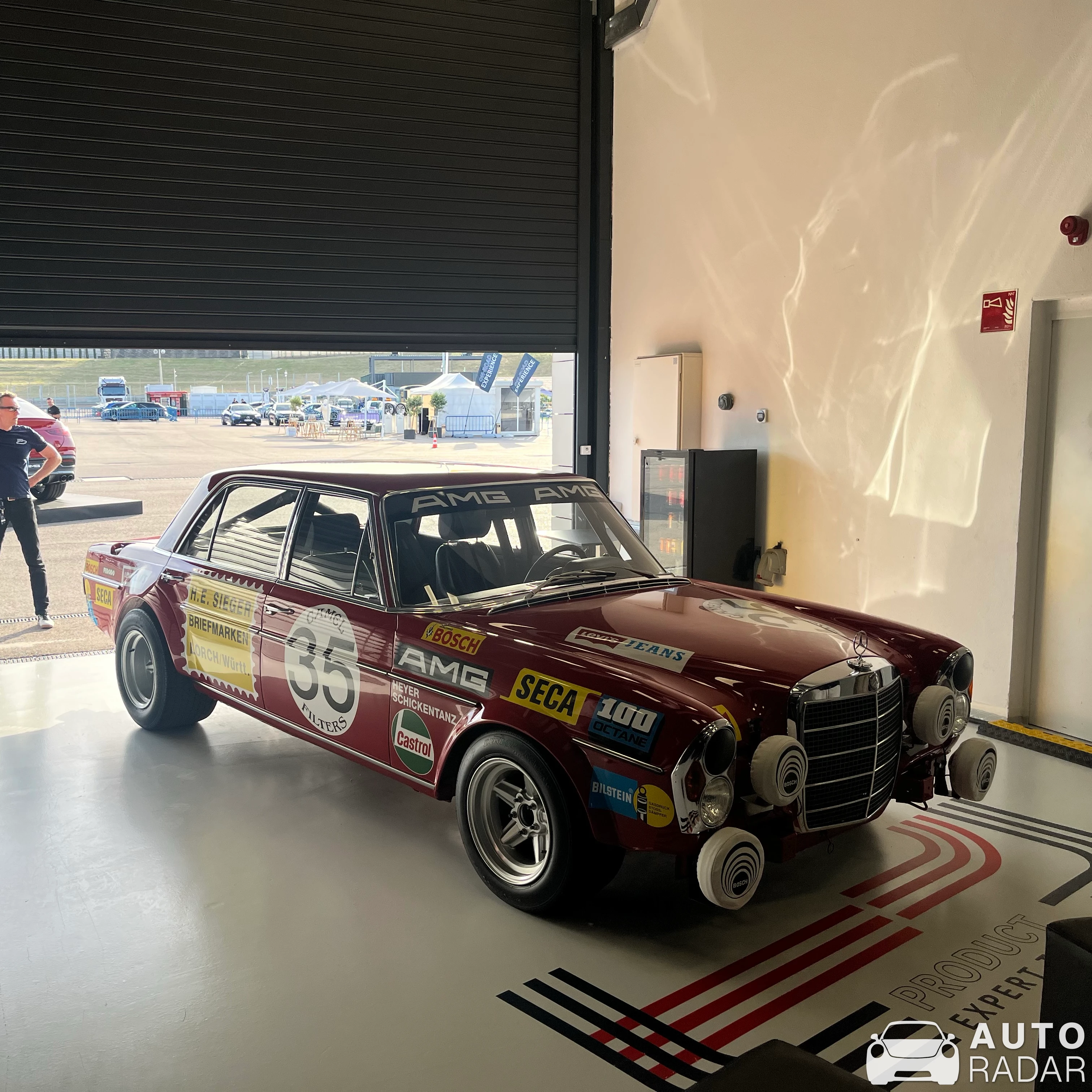 Mercedes-Benz 300 SEL 6.8 Die Rote Sau spotted in Paracuellos de Jarama