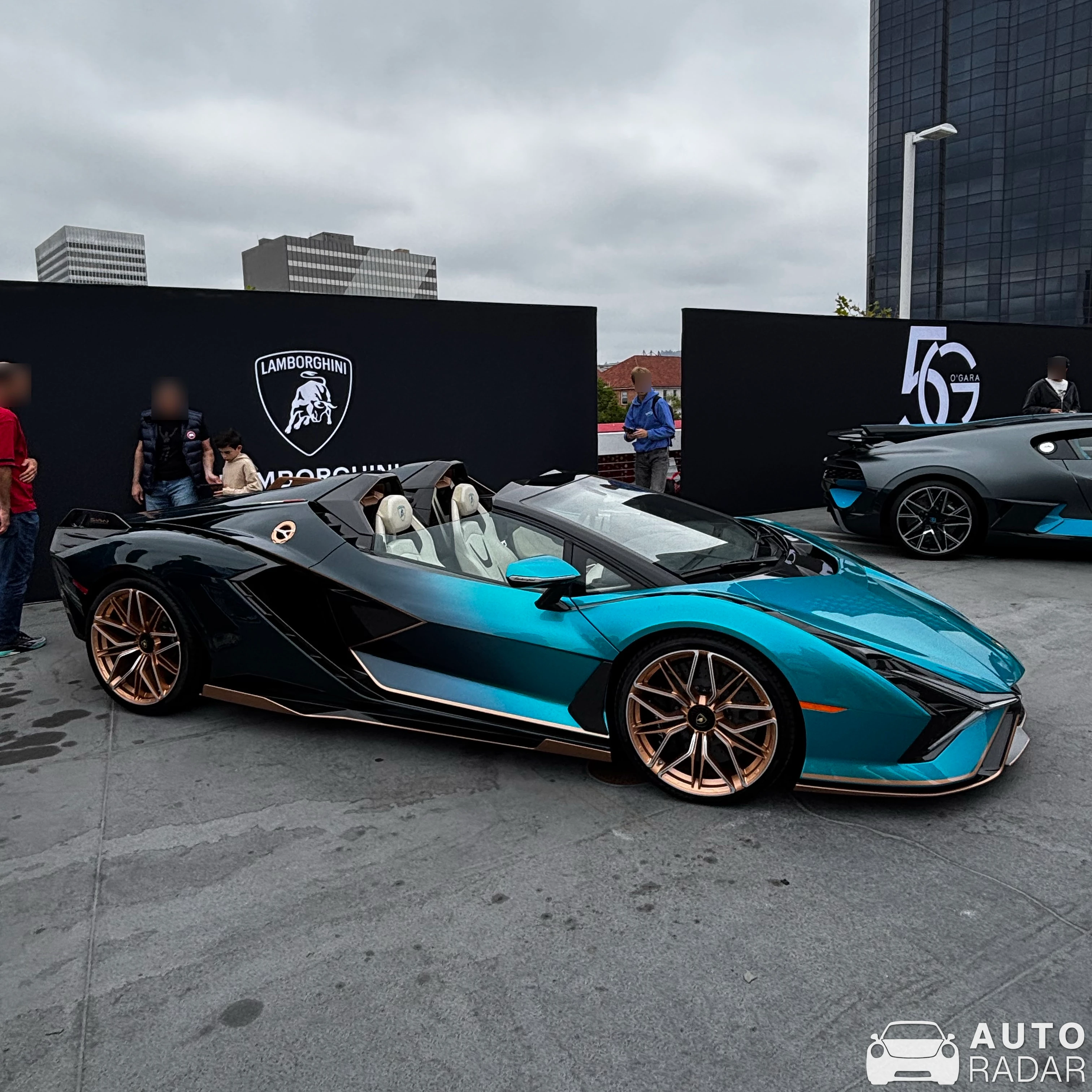 Lamborghini Sián Roadster spotted in Los Angeles