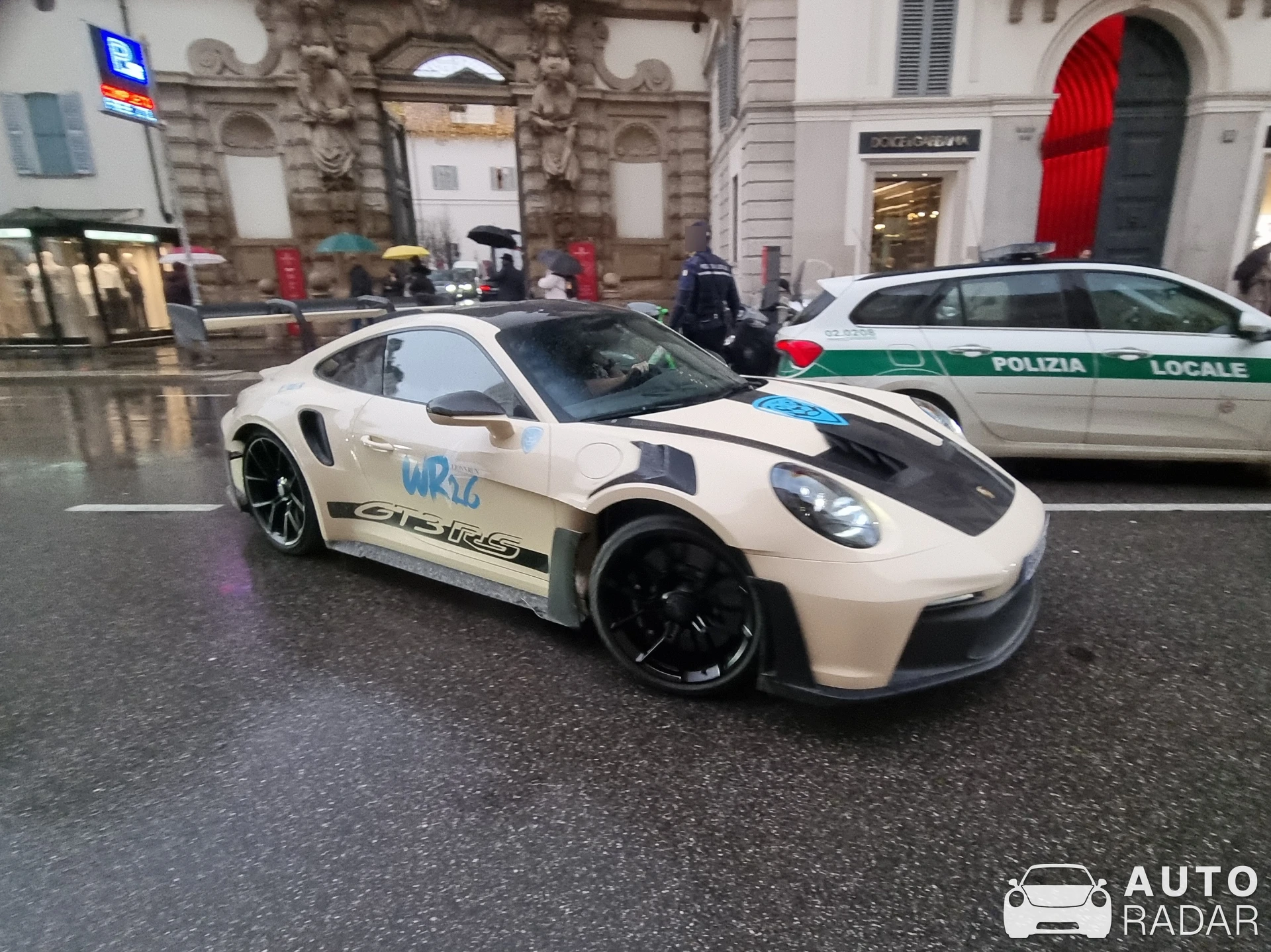Porsche 992 GT3 RS MkI spotted in Milano, Italy