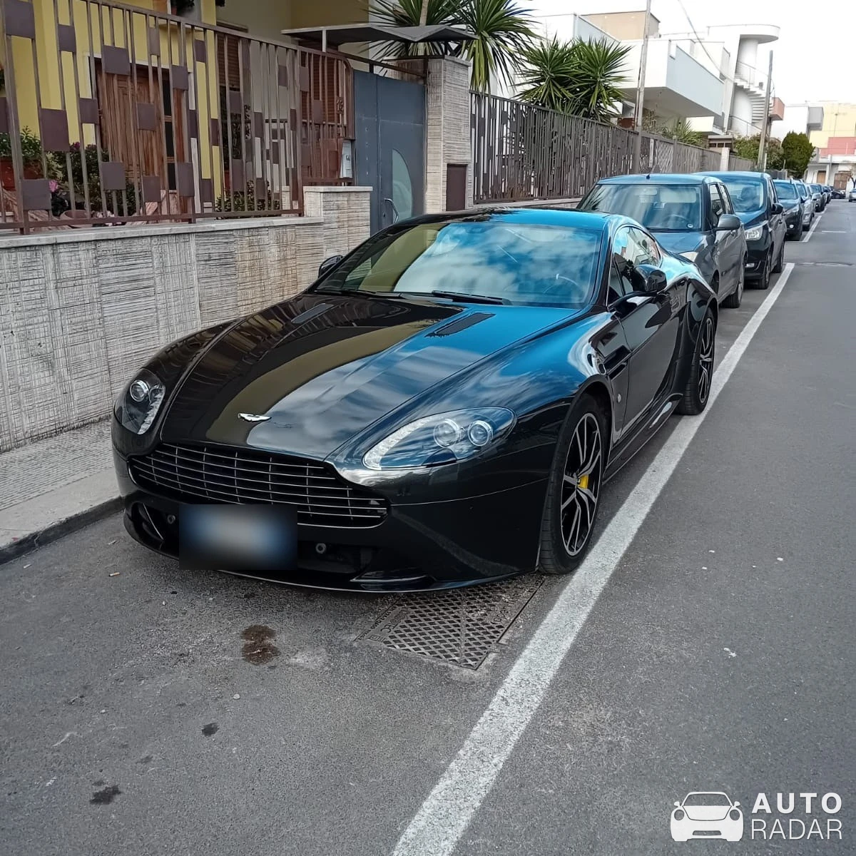 Aston Martin V8 Vantage spotted in Modugno, Italy