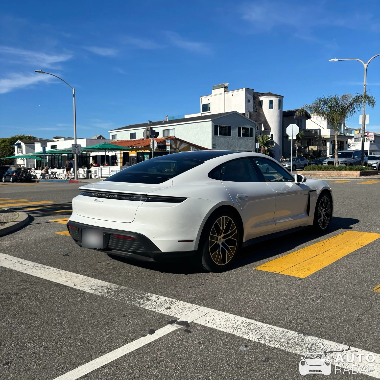 Porsche Taycan spotted in Hermosa Beach, United States