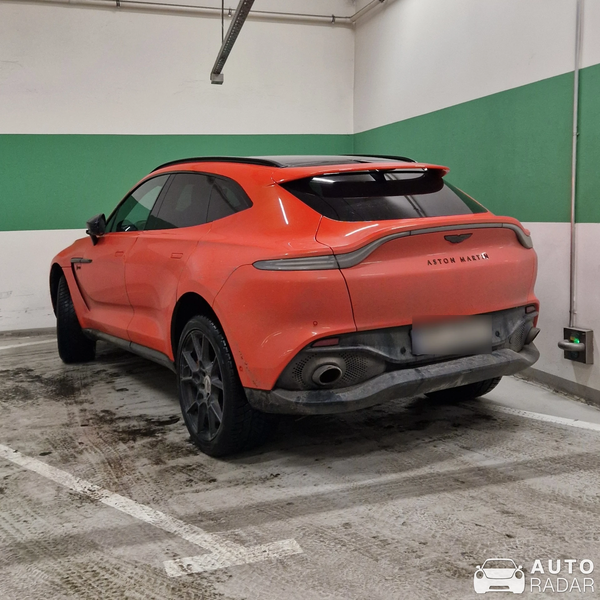 Aston Martin DBX spotted in Warszawa, Poland