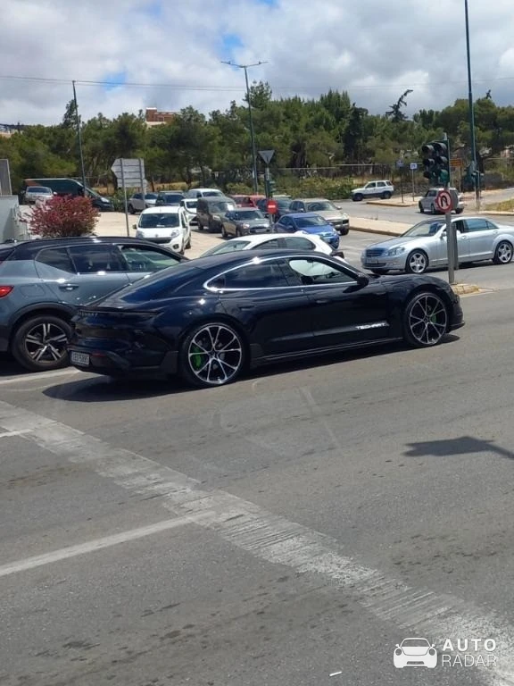 Porsche TechArt Taycan Turbo S spotted in Glifada