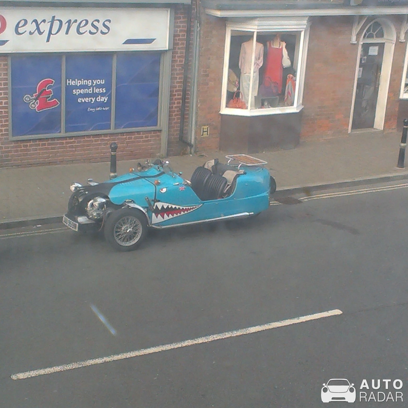 Morgan Threewheeler spotted in Pershore, United Kingdom