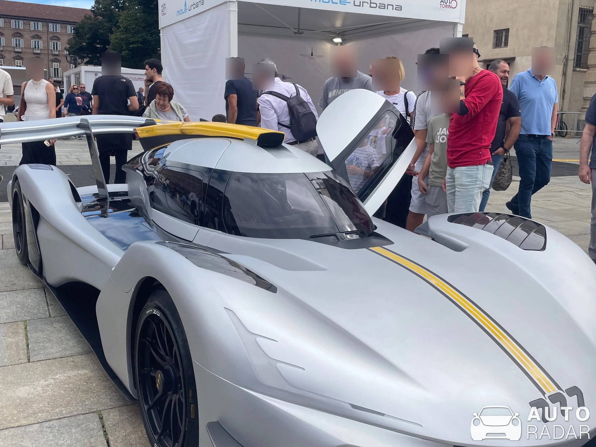 777 Motors 777 Hypercar spotted in Torino, Italia