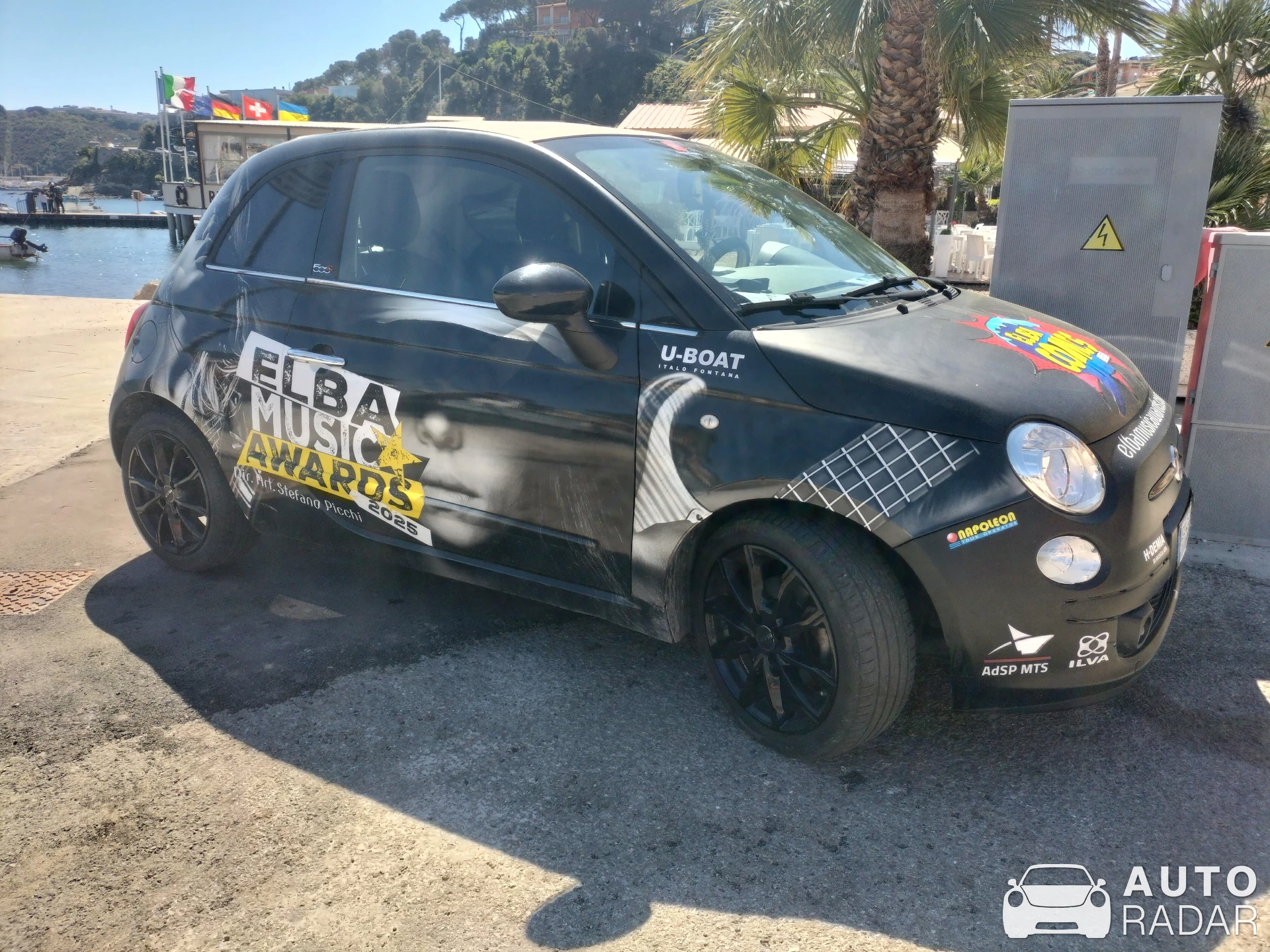 Fiat 500 Cabriolet spotted in Porto Azzurro