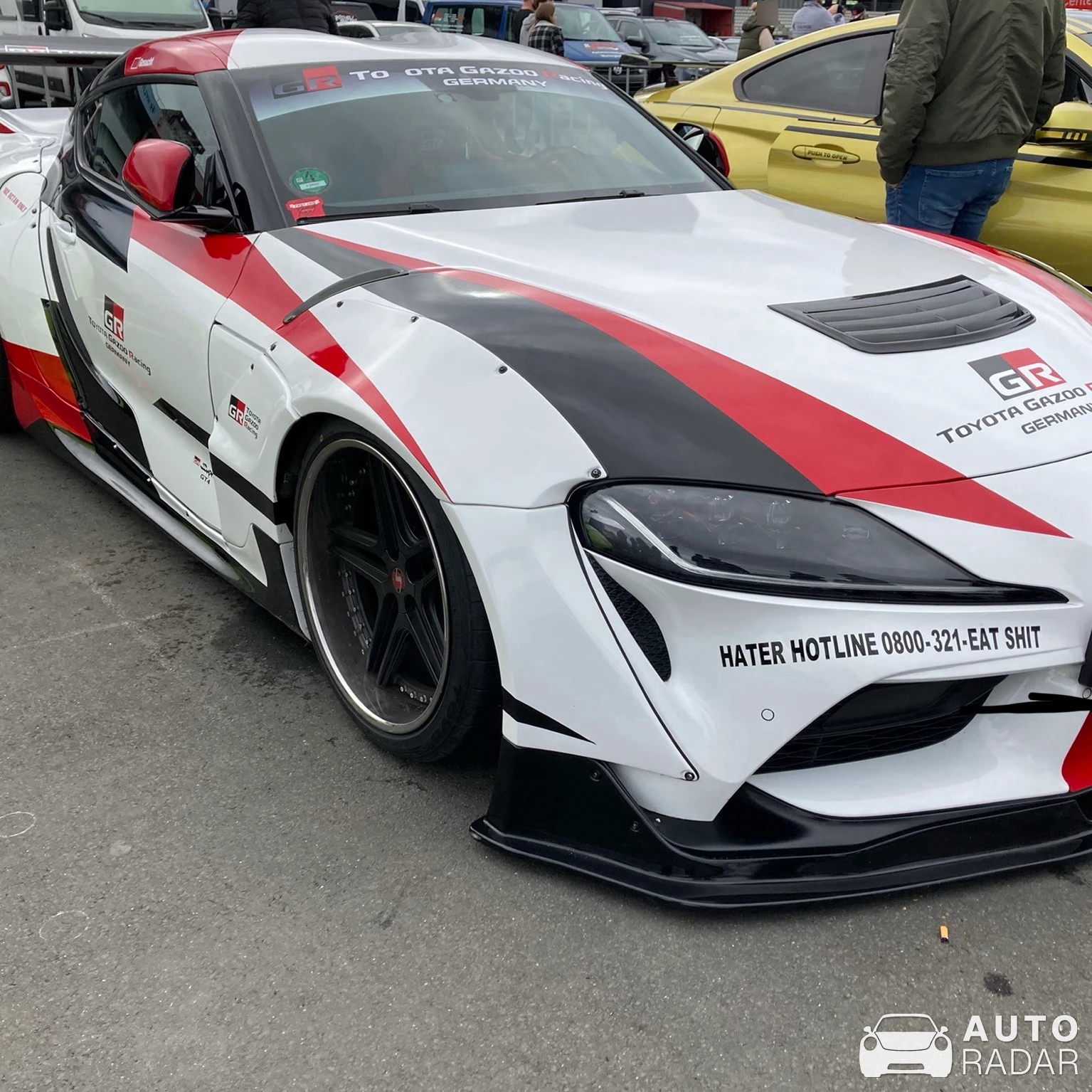 Toyota GR Supra A90 HKS Drift Car spotted in Nürburg