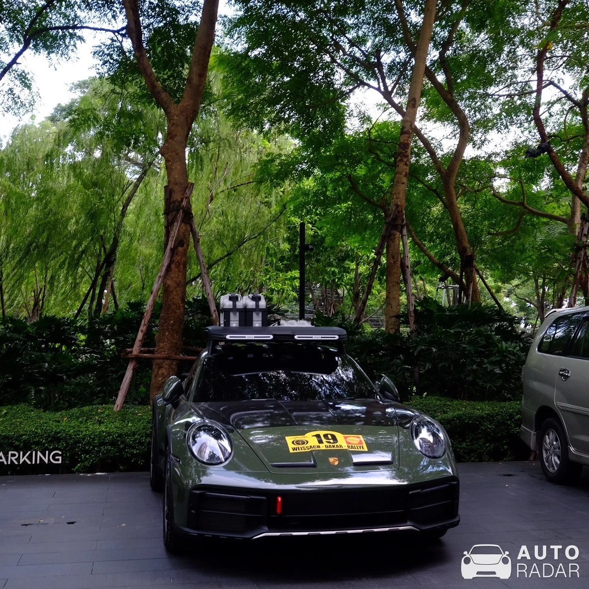 Porsche 992 Dakar spotted in Pathum Wan, Thailand