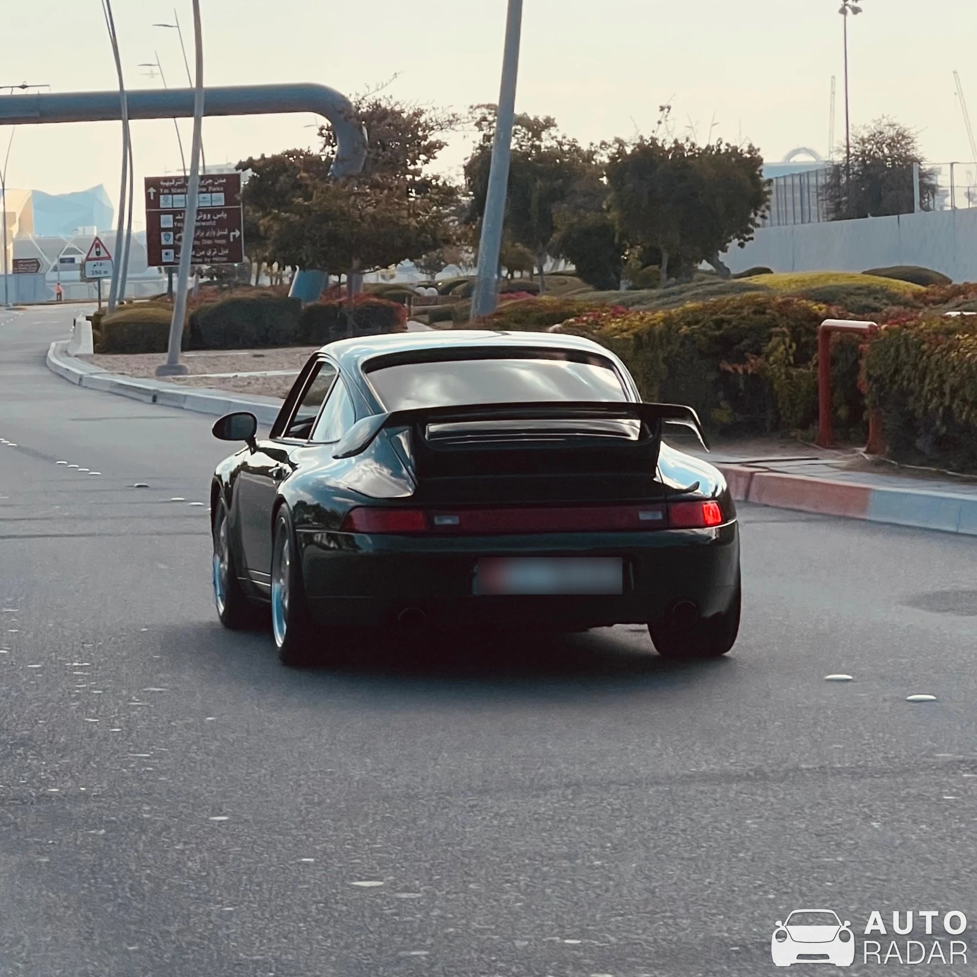 Porsche 993 Turbo S spotted in Abu Dhabi, United Arab Emirates