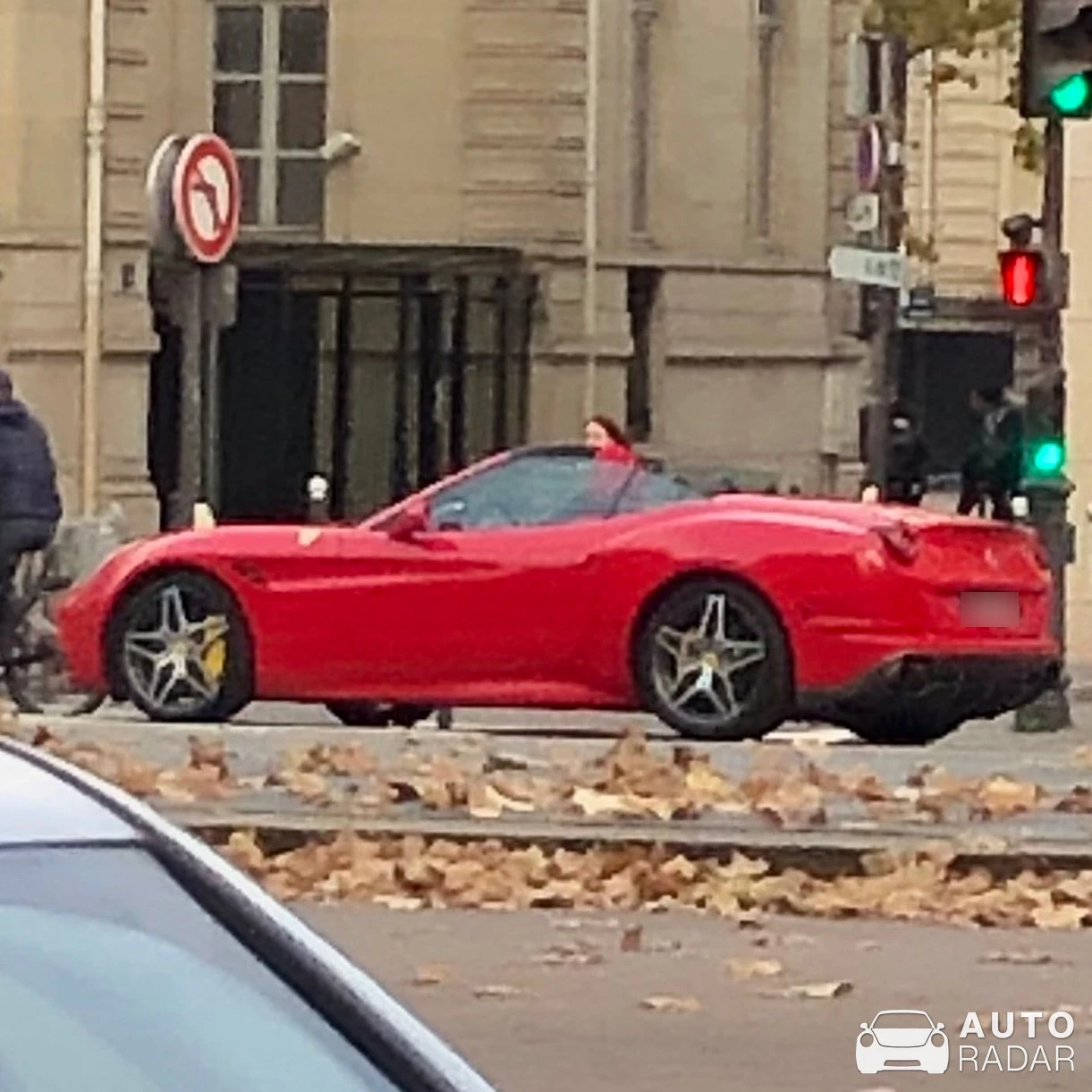 Ferrari California spotted in Paris, France