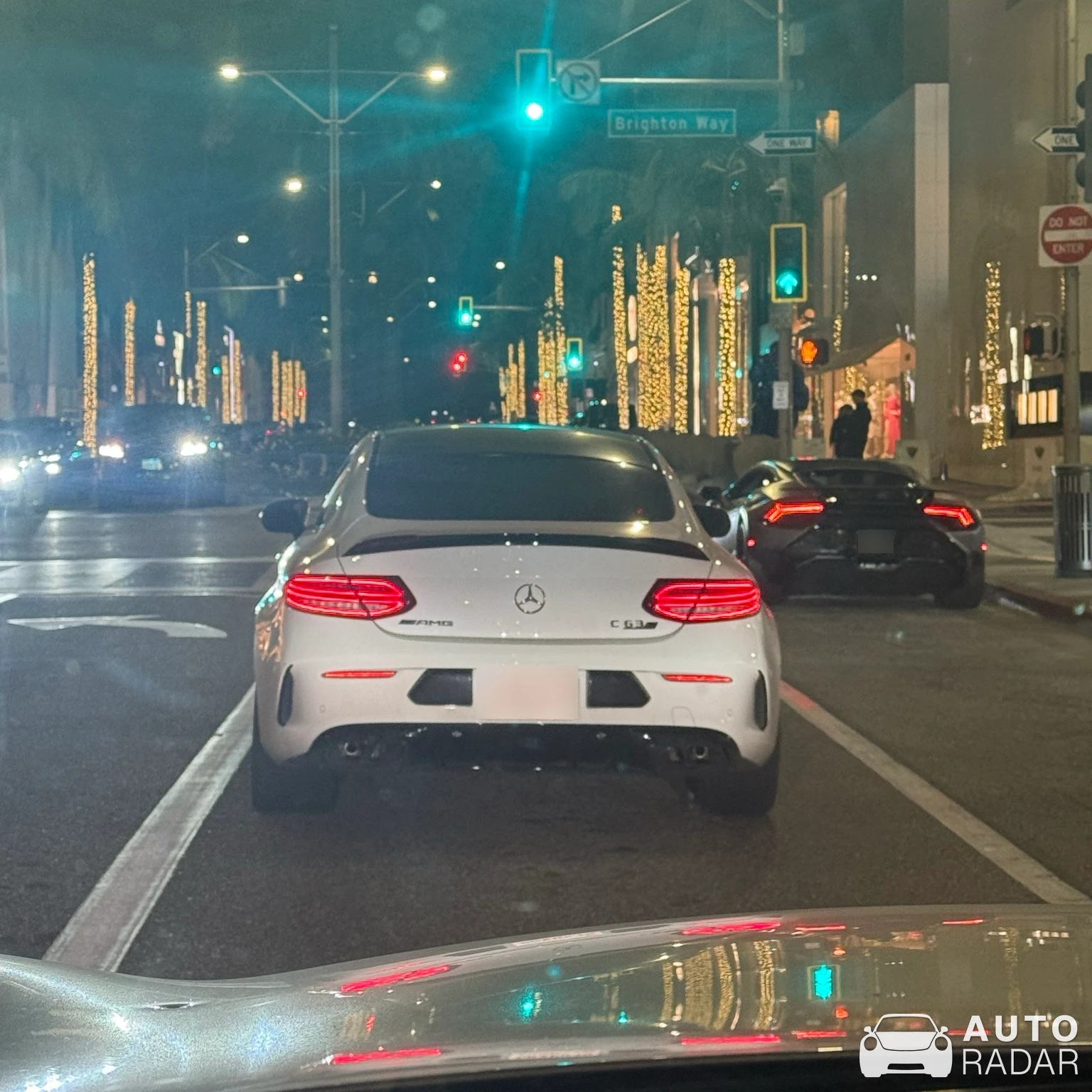 Mercedes-AMG C 63 Coupé C205 spotted in Beverly Hills, United States