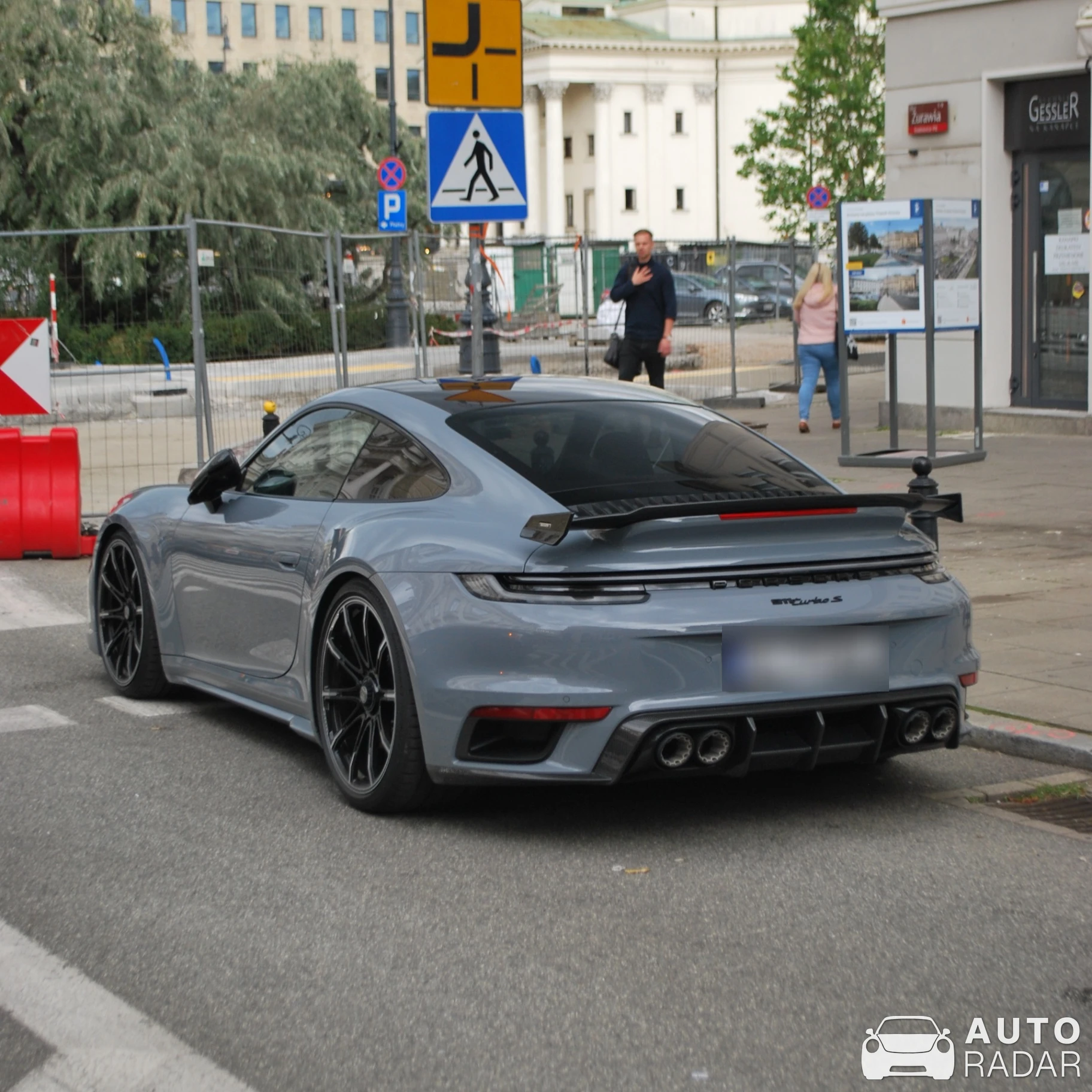 Porsche Brabus 820 spotted in Warszawa, Poland