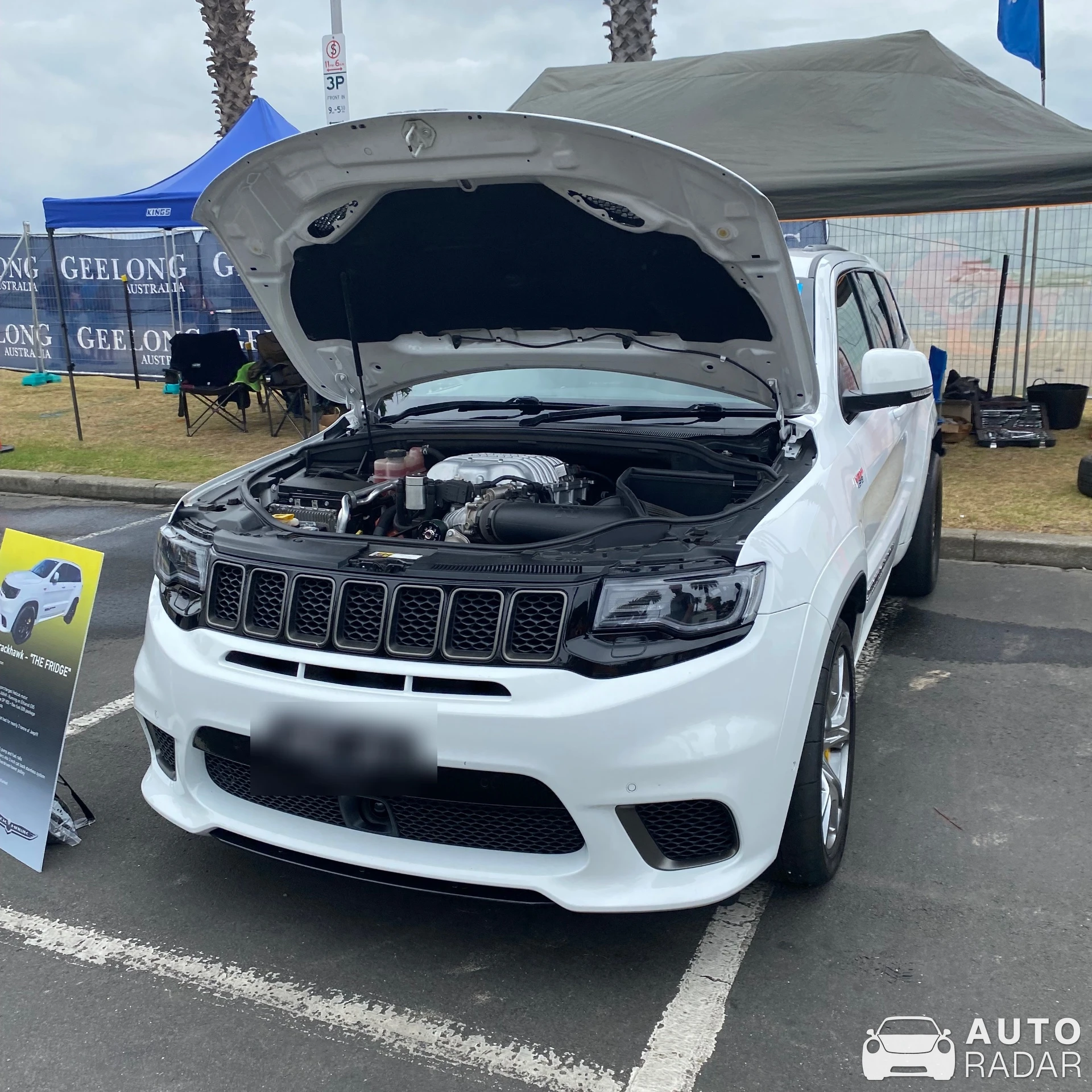 Jeep Grand Cherokee SRT Trackhawk spotted in Geelong, Australia