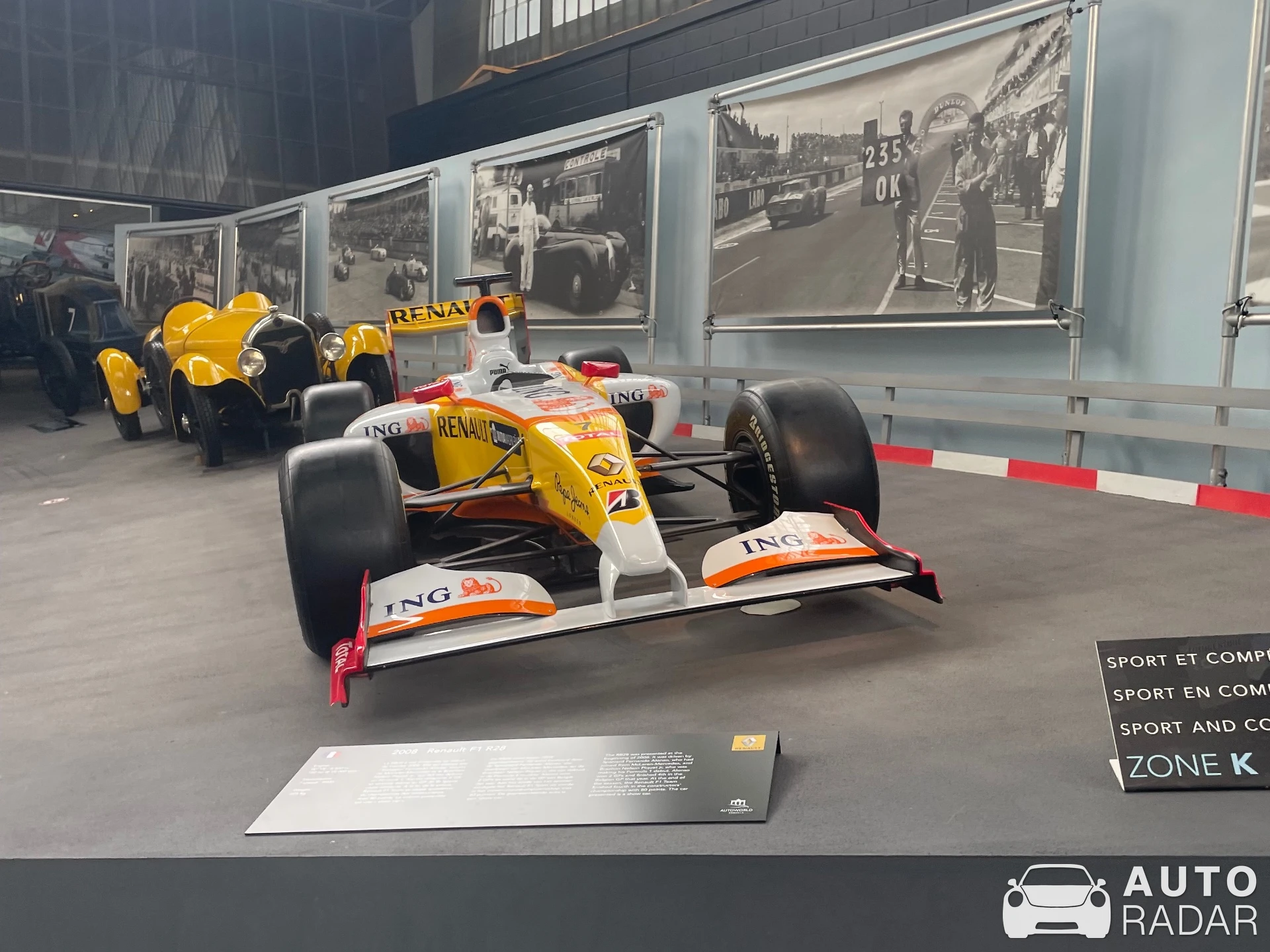 Renault F1 R28 spotted in Bruxelles