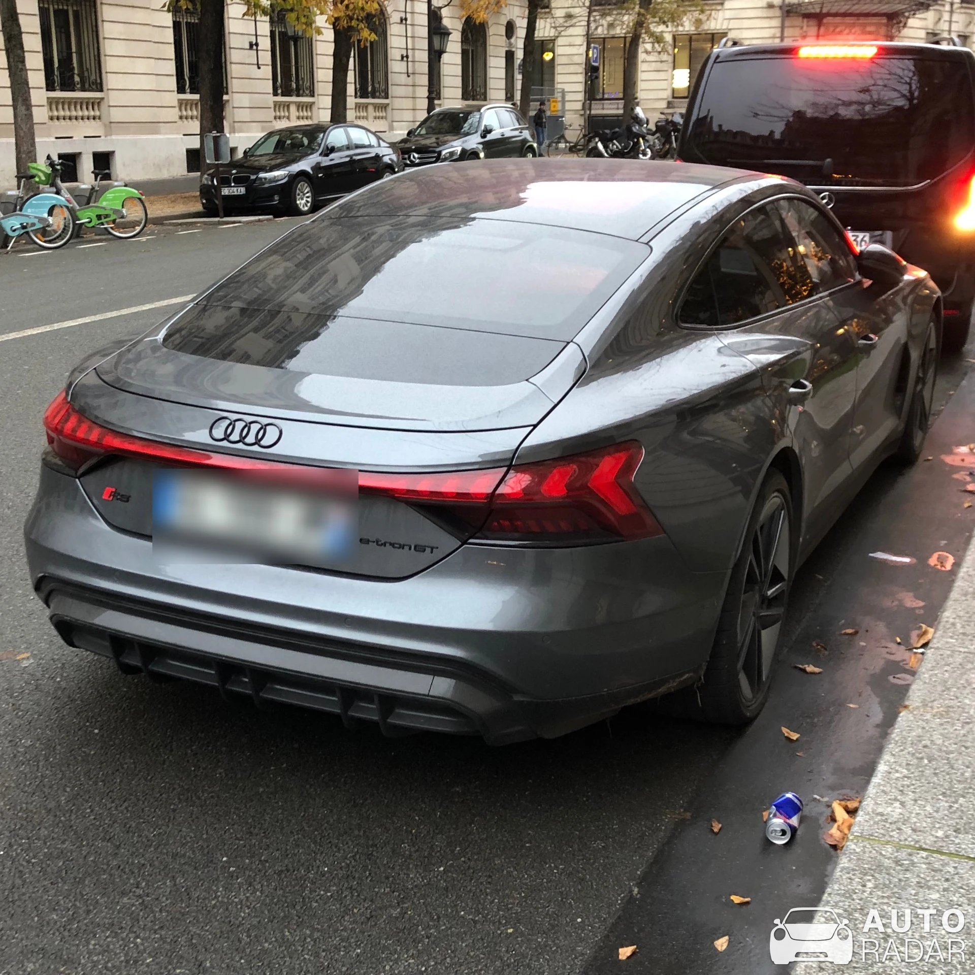 Audi RS E-Tron GT spotted in Paris, France