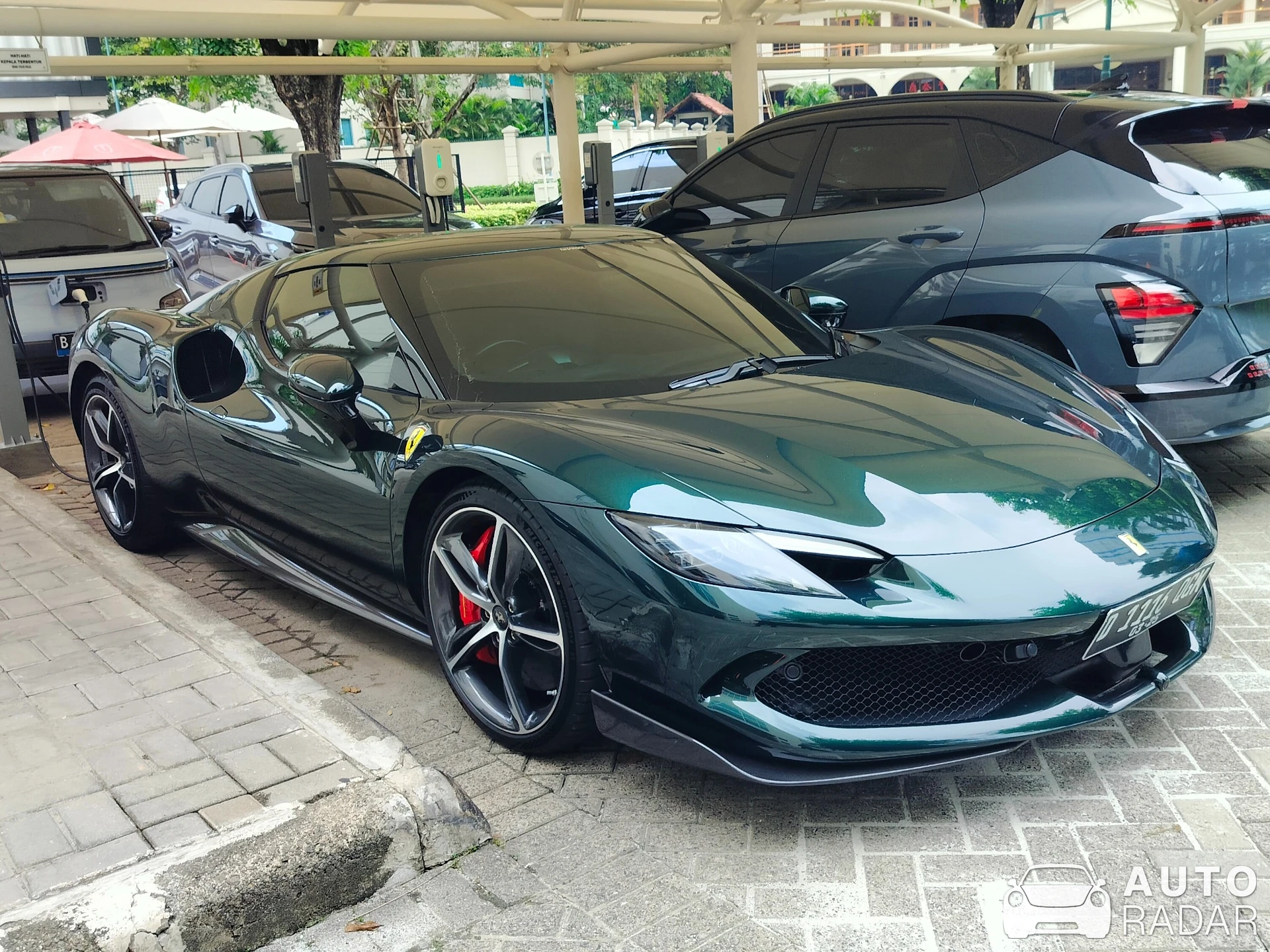 Ferrari 296 GTB spotted in Kota Jakarta Pusat, Indonesia