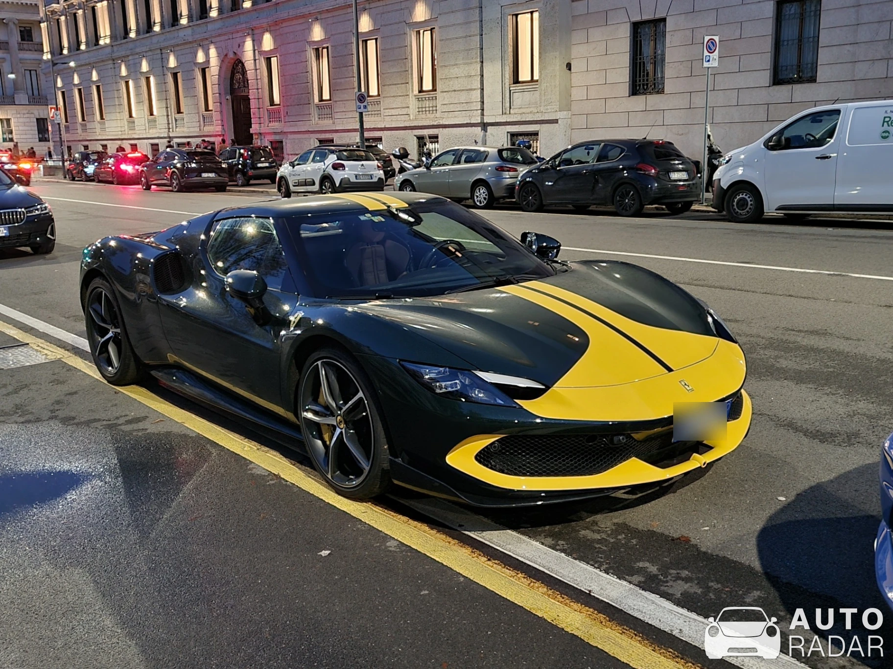 Ferrari 296 GTB Assetto Fiorano spotted in Milano, Italia