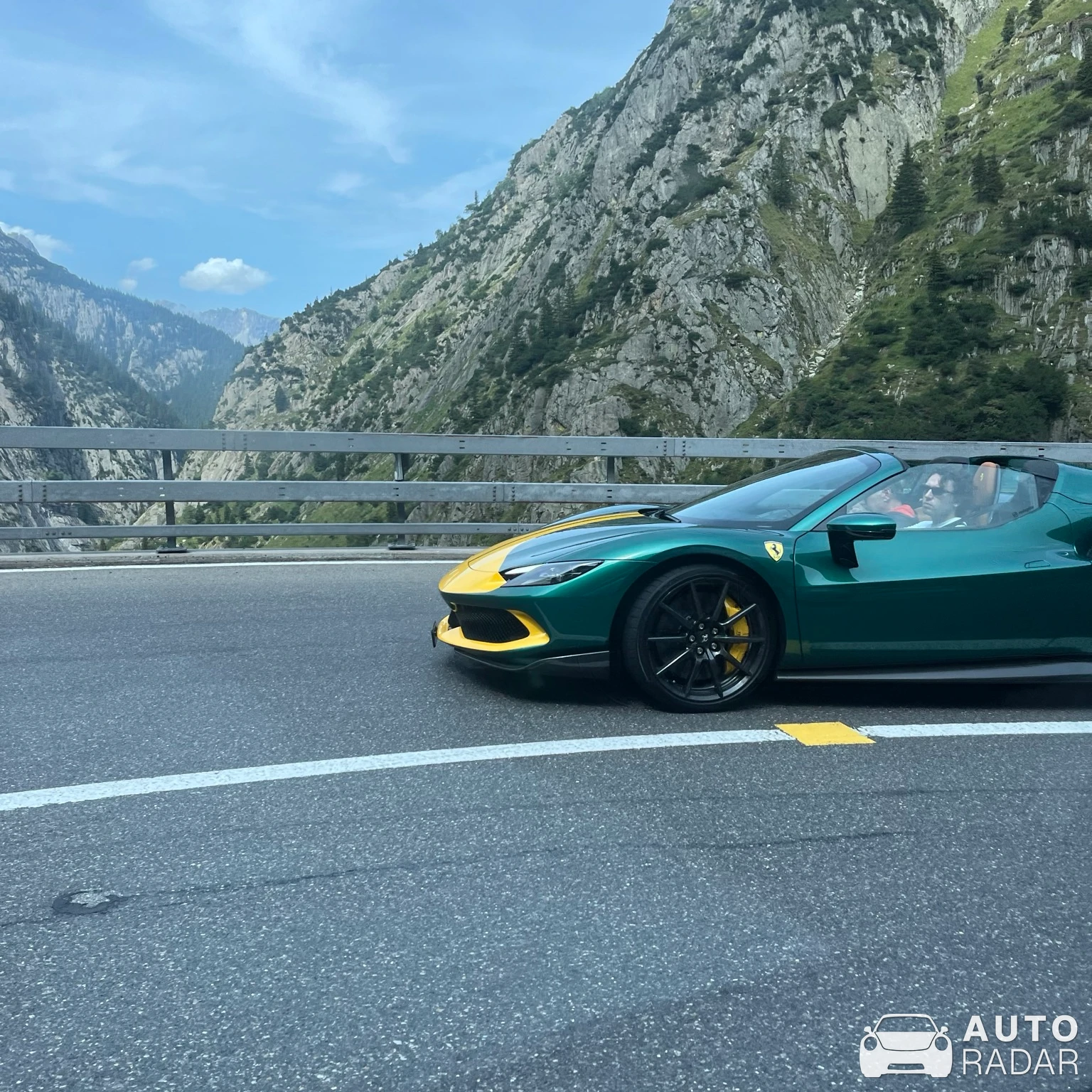 Ferrari 296 GTS spotted in Andermatt
