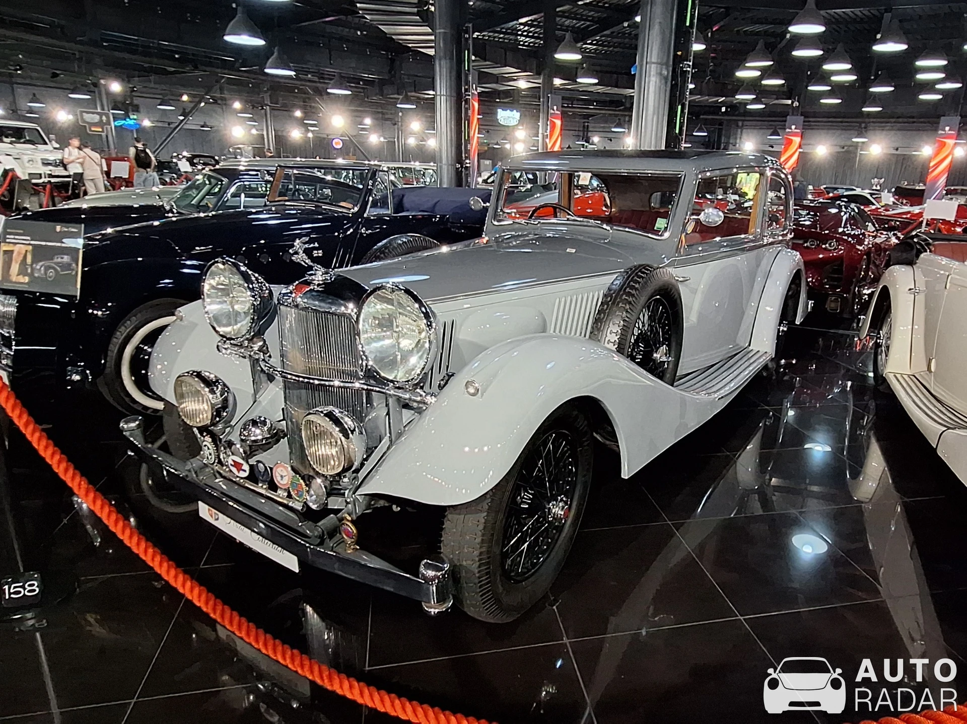 Alvis "Long Bonnet" Sport Saloon spotted in Otopeni