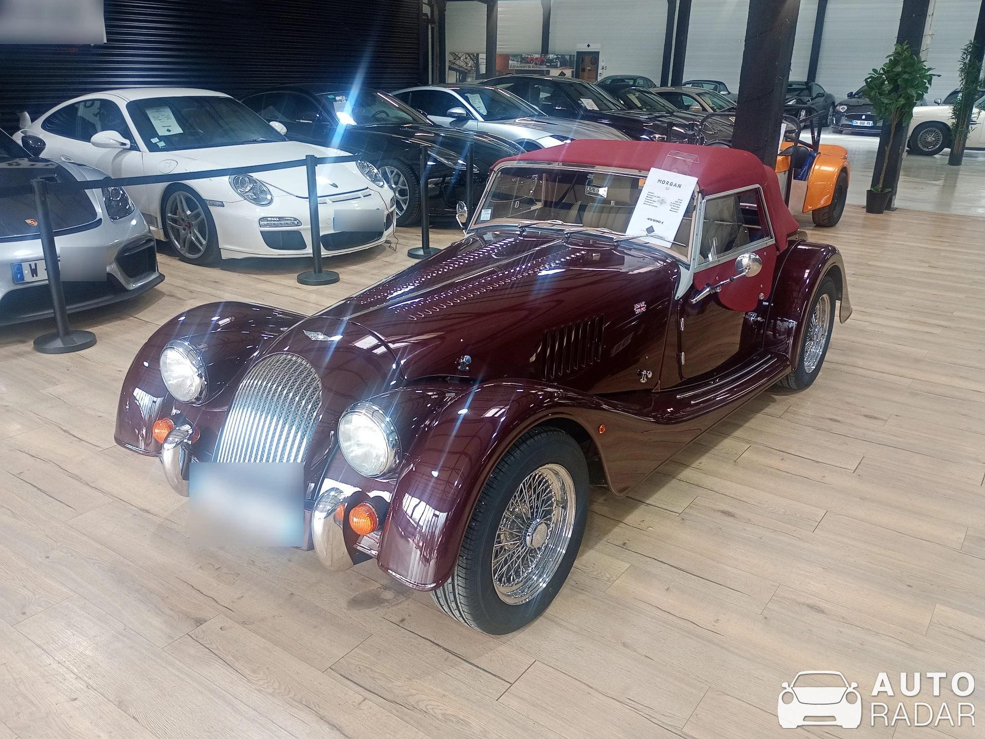 Morgan Plus 4 spotted in Montreuil-sur-Ille
