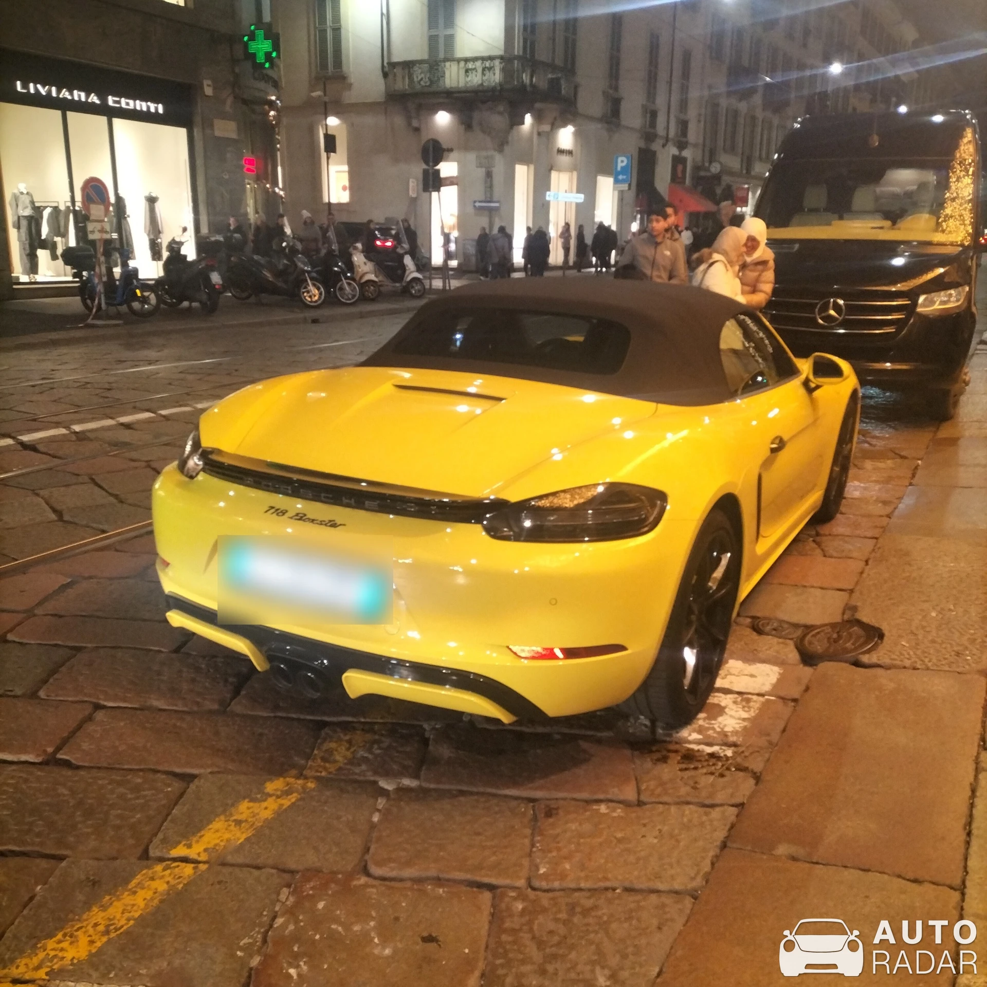 Porsche 718 Boxster spotted in Milano, Italy