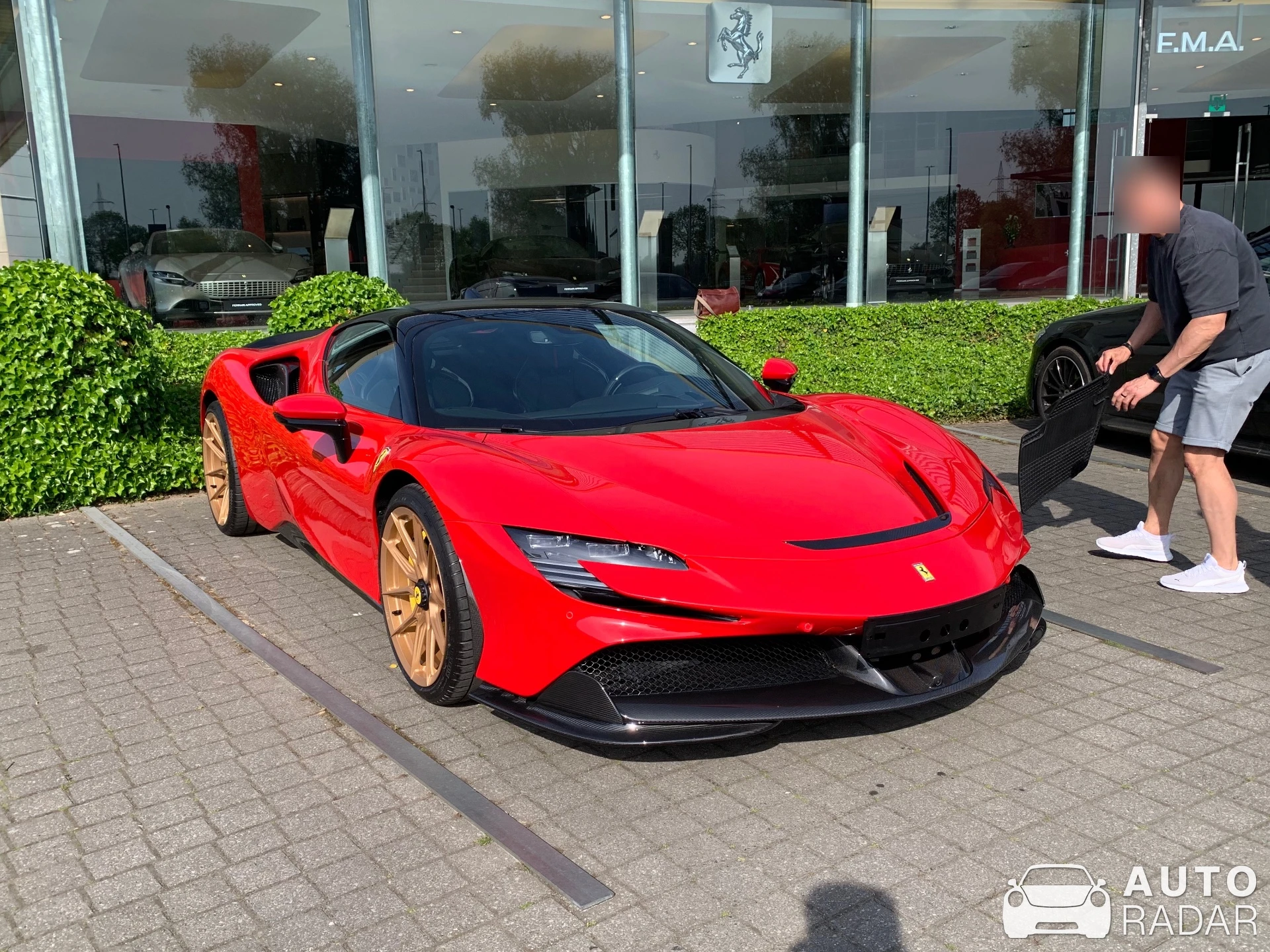 Ferrari SF90 Stradale Assetto Fiorano Novitec Rosso spotted in Wijnegem, Belgium